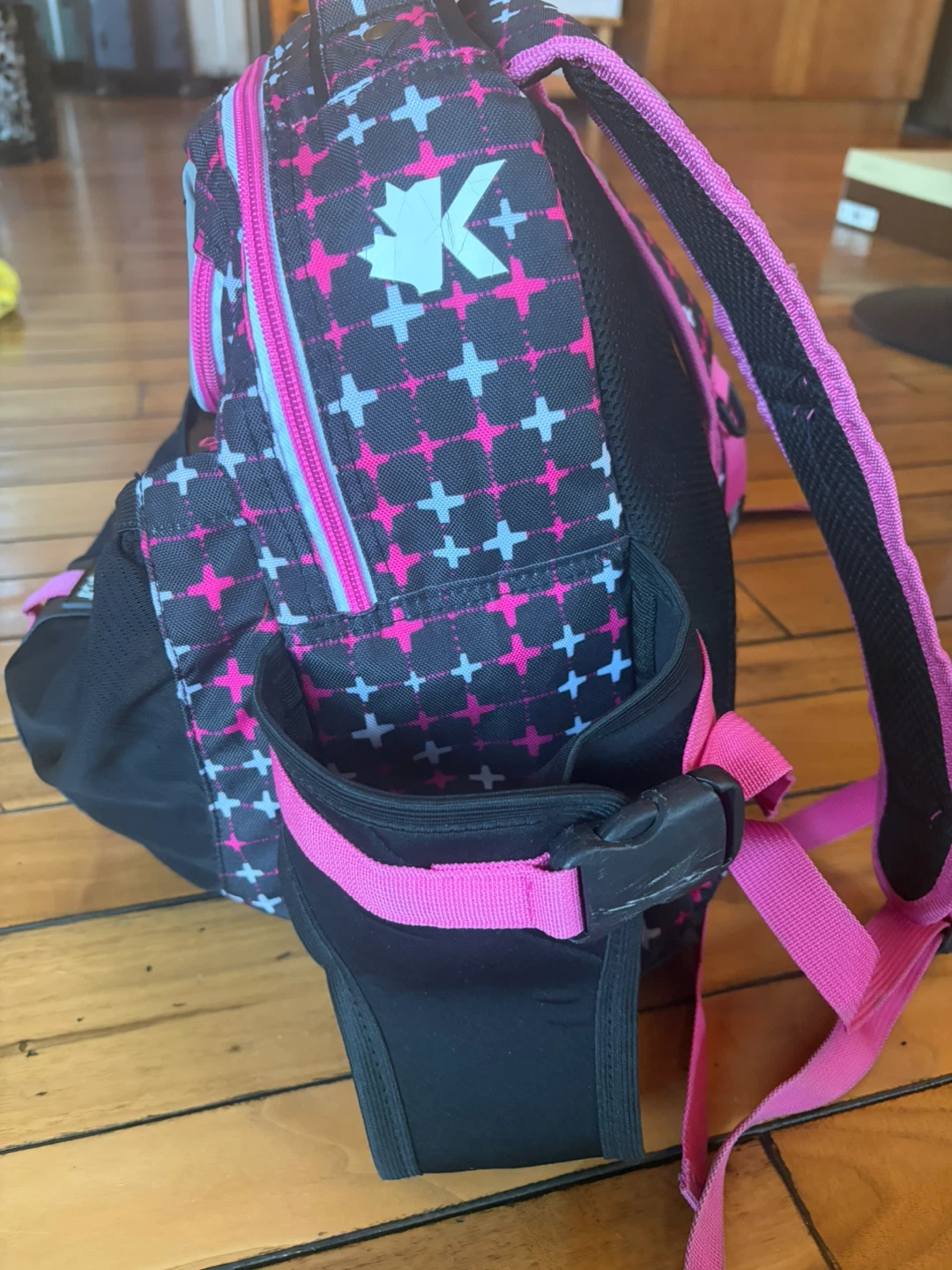K & B Sport Pink and Black Backpack - photo 3