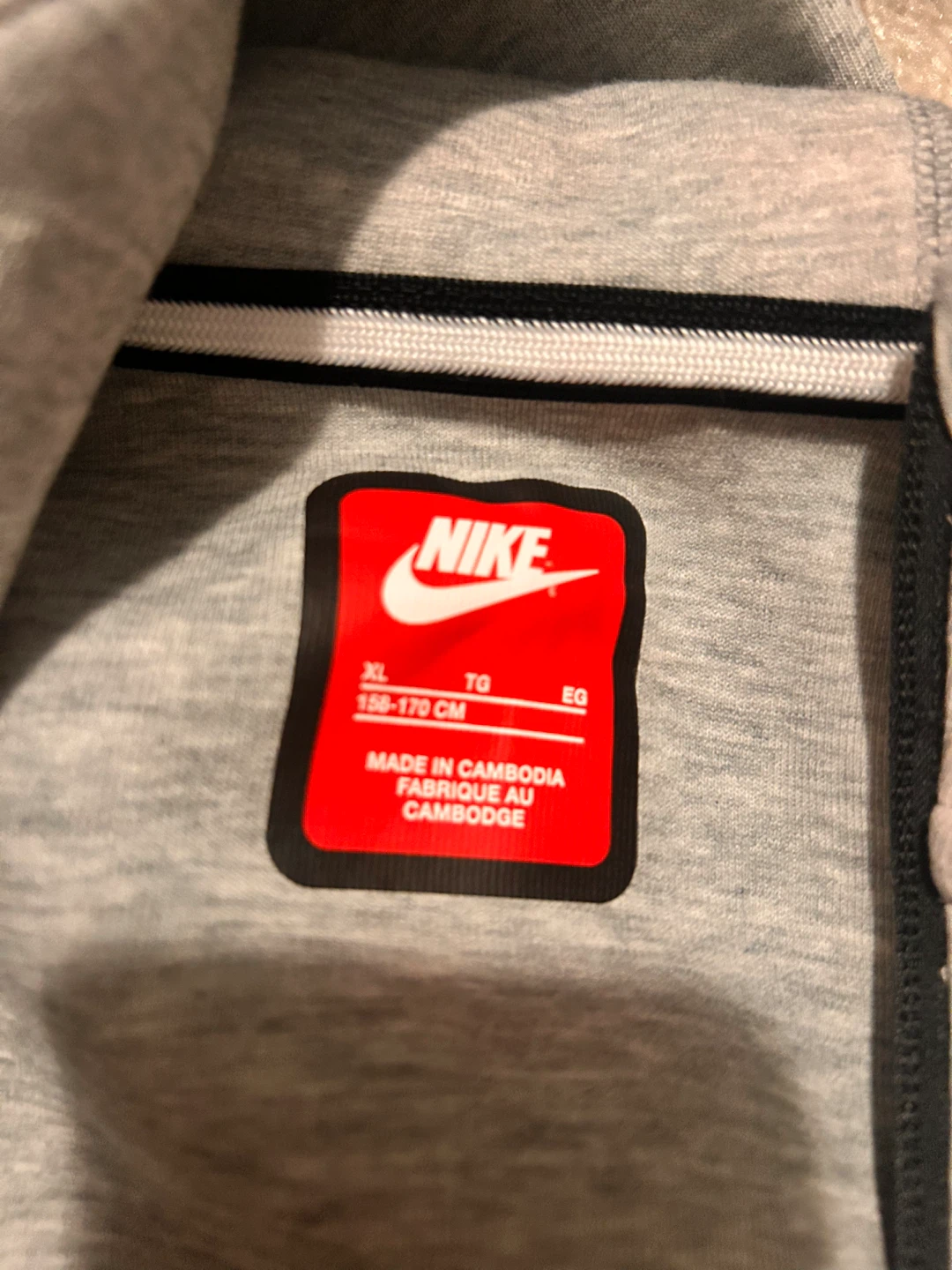 Nike Tech Fleece Full-Zip Hoodie Grey XL - photo 3