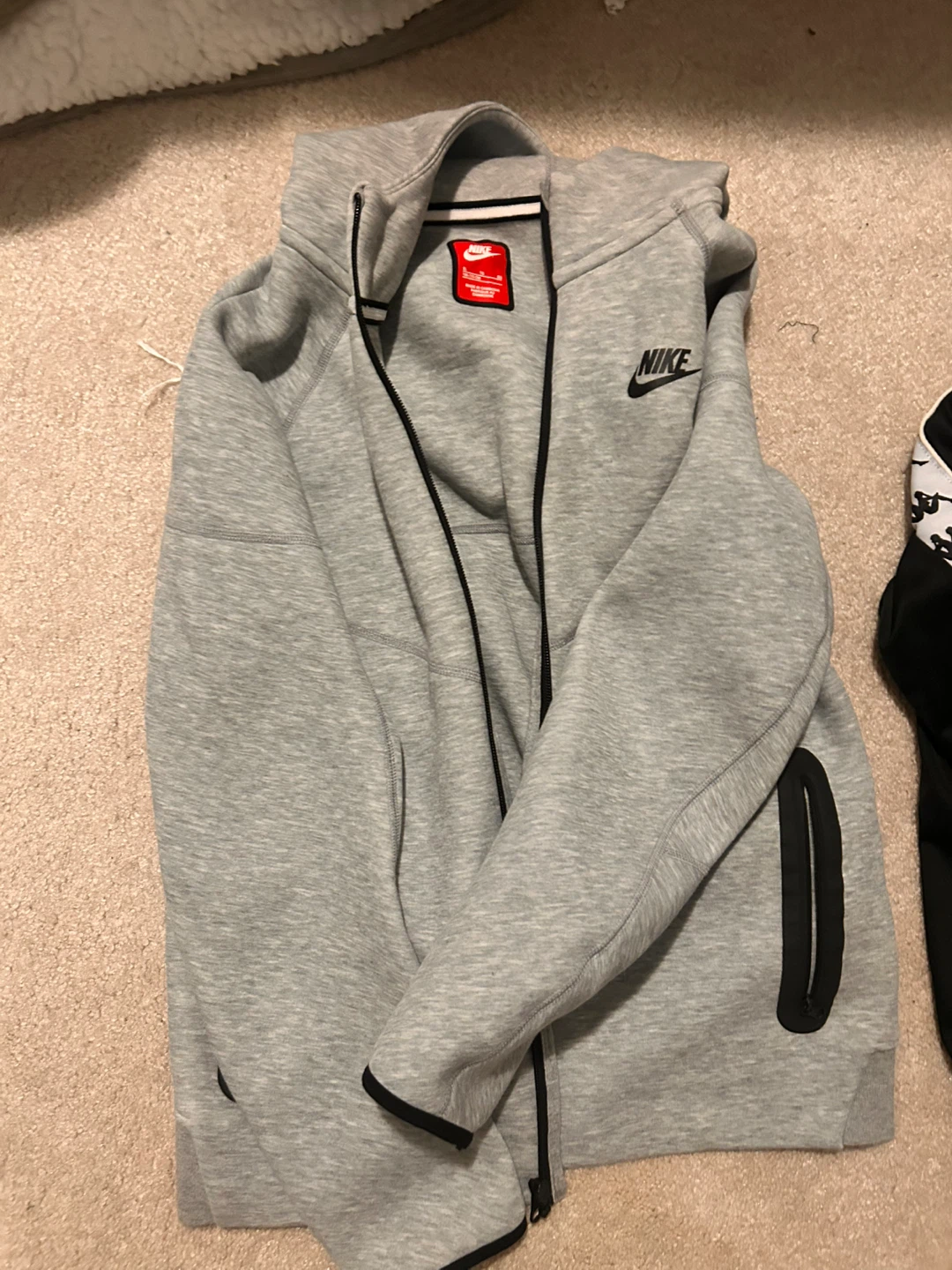 Nike Tech Fleece Full-Zip Hoodie Grey XL