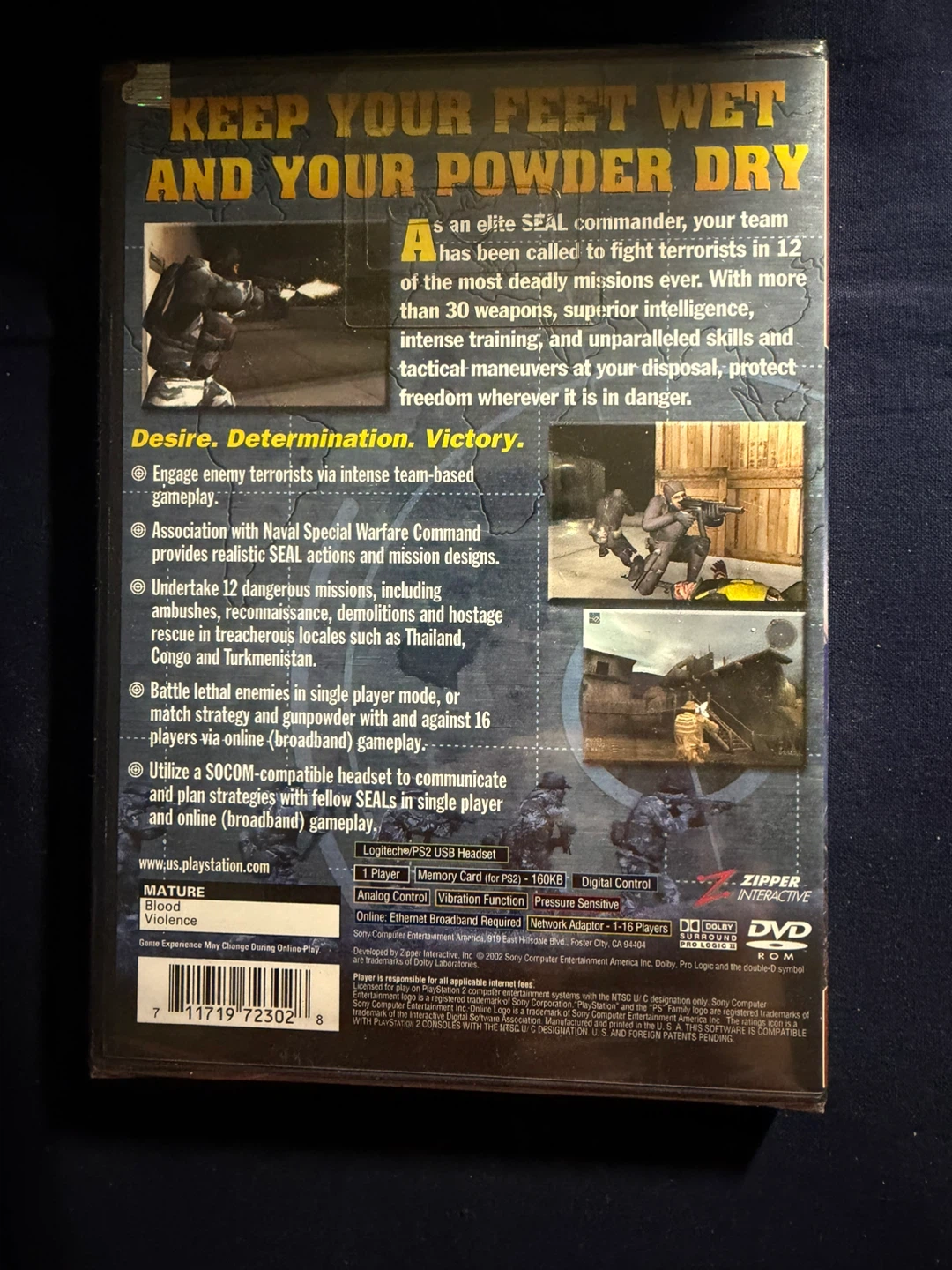 PlayStation 2 SOCOM U.S. Navy SEALs Greatest Hits Game - photo 2