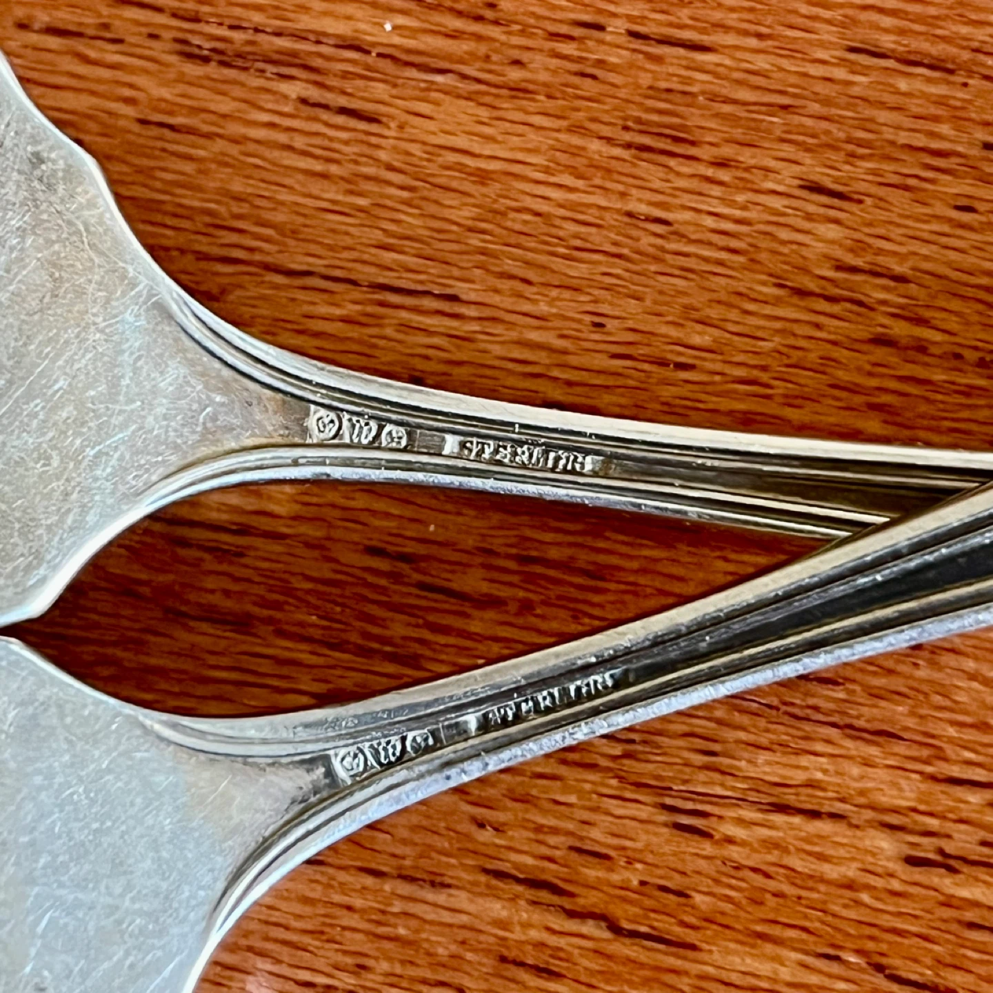 2 Sterling Silver Watson Queen Louise Forks - photo 3
