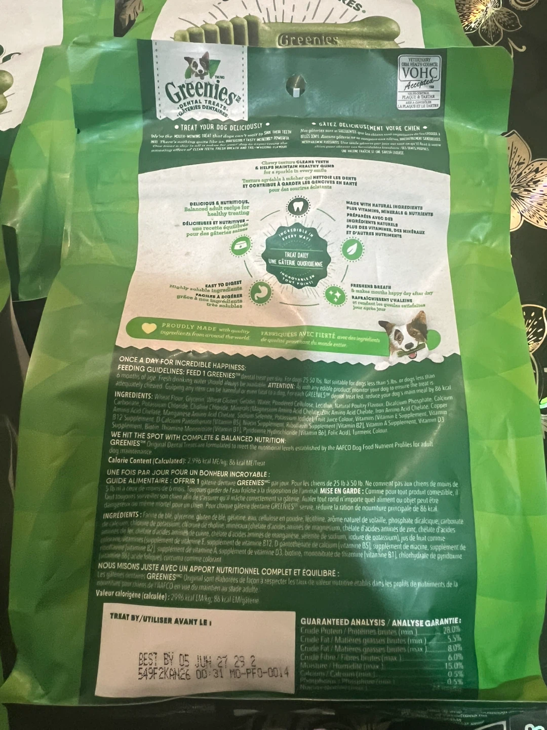 Greenies Original Dental Treats - Regular Size (12 oz bags) - photo 3