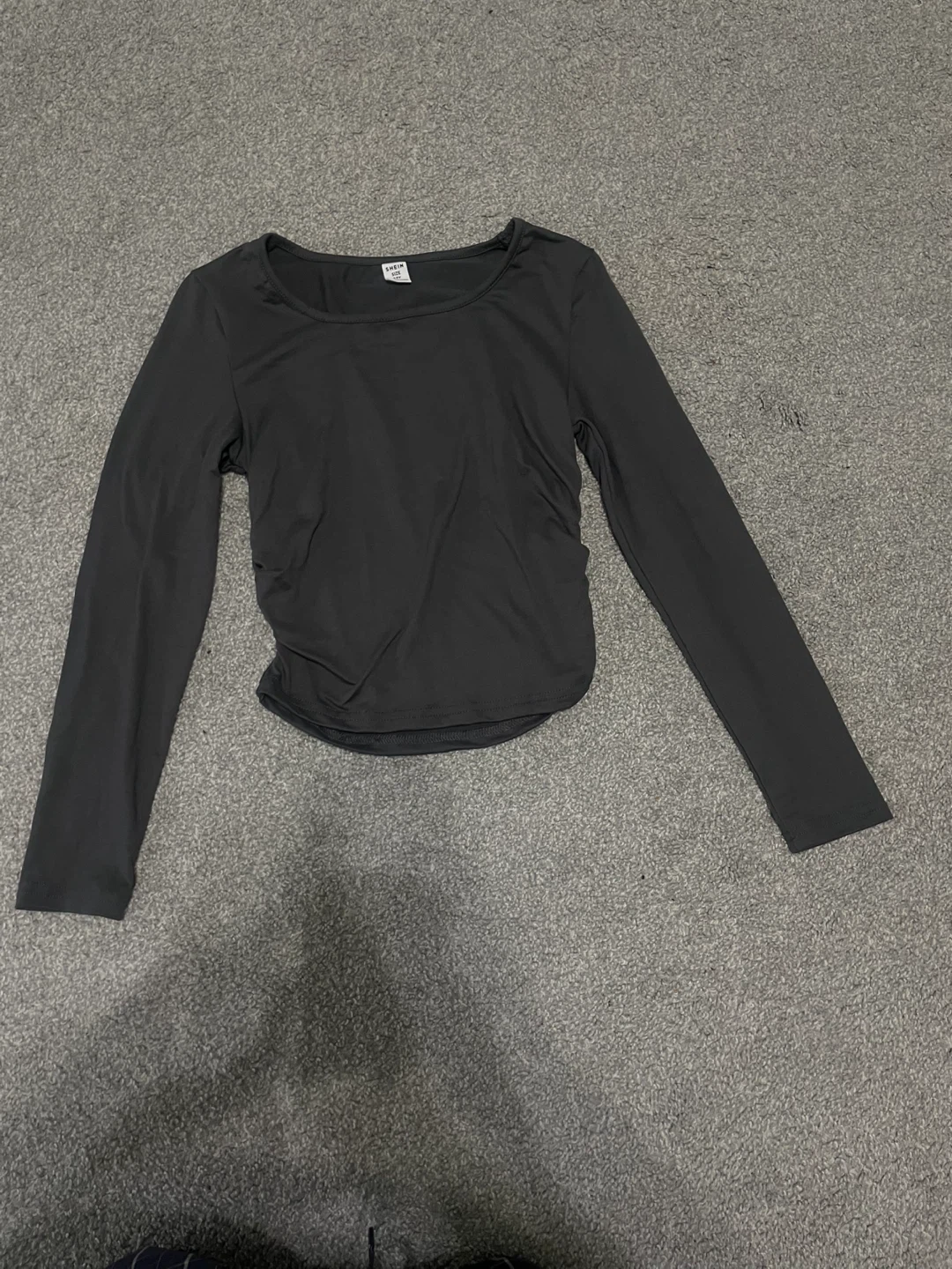 SHEIN Long Sleeve Ruched Top - photo 3