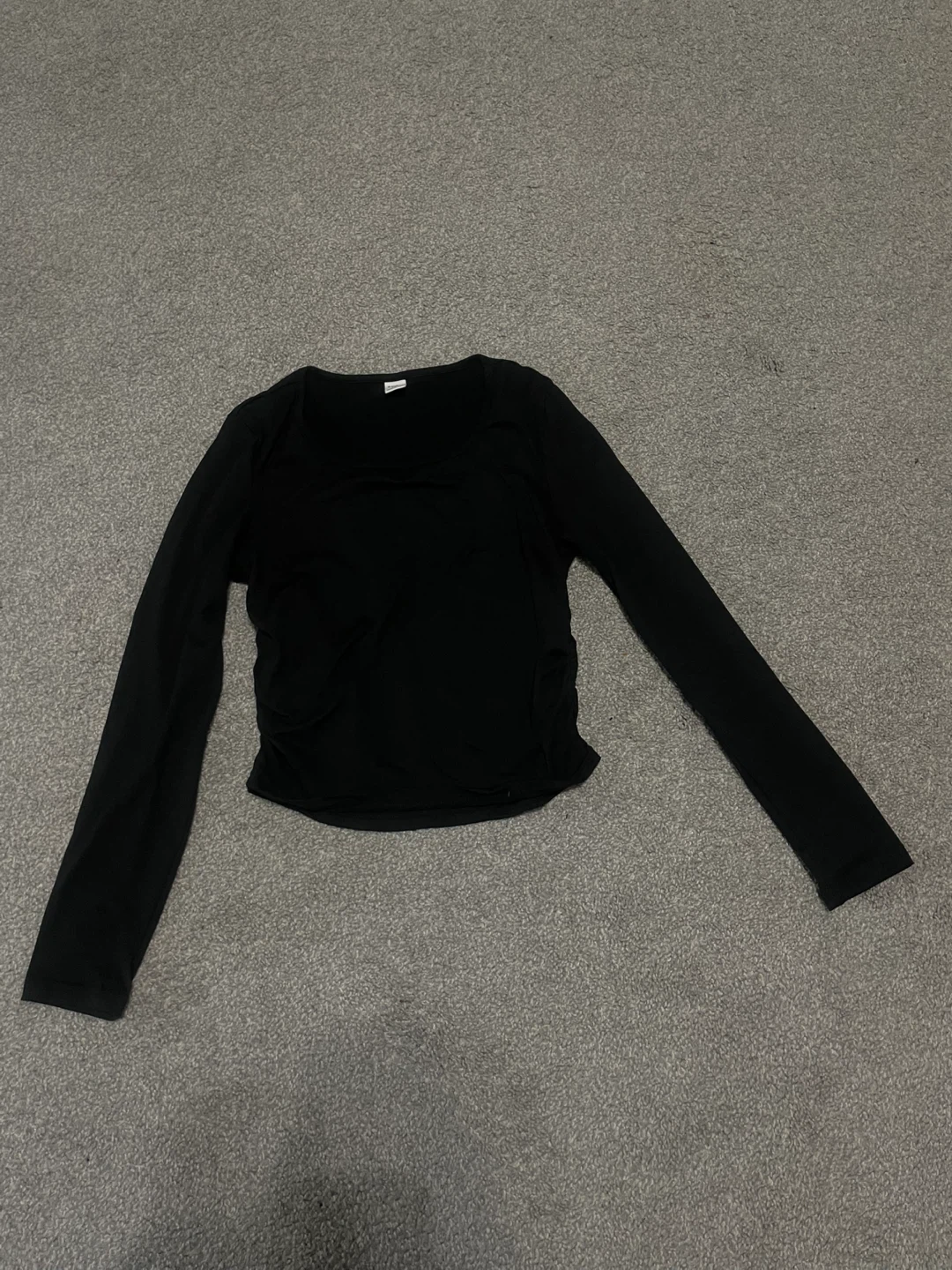 SHEIN Long Sleeve Ruched Top