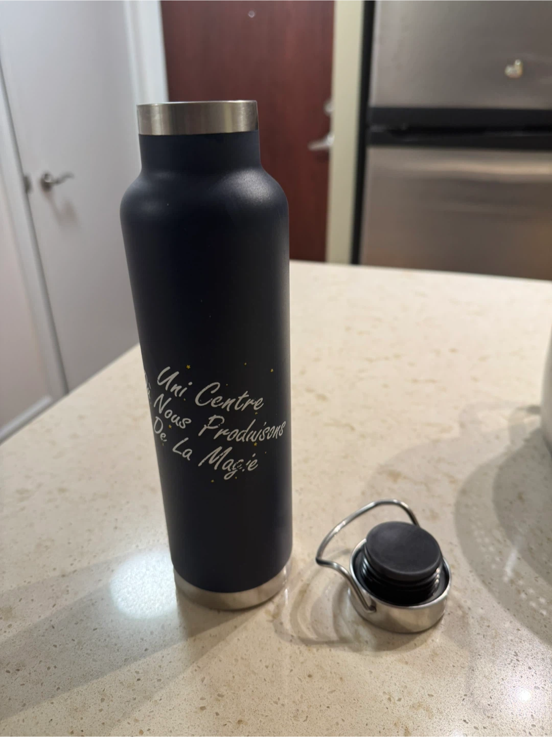 Black Reusable Water Bottle