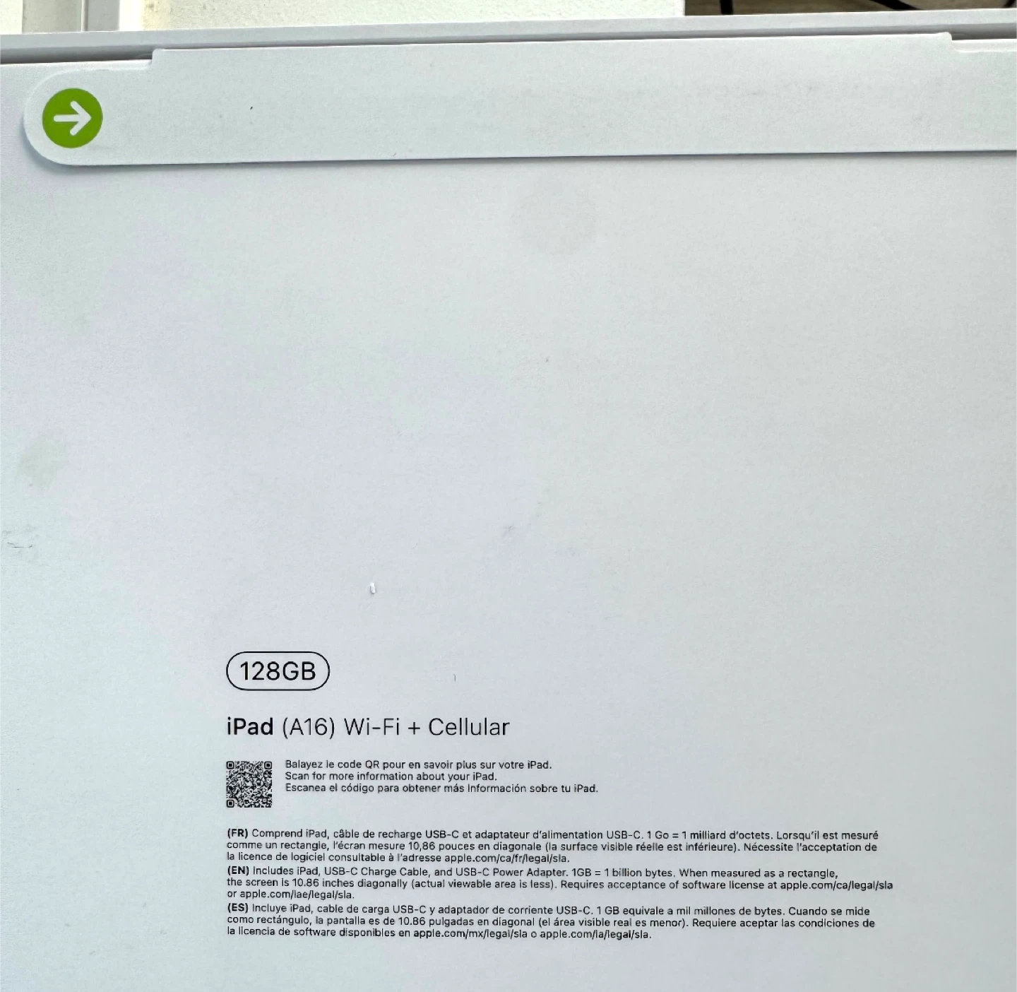 Apple iPad (A16) Wi-Fi + Cellular 128GB - photo 2