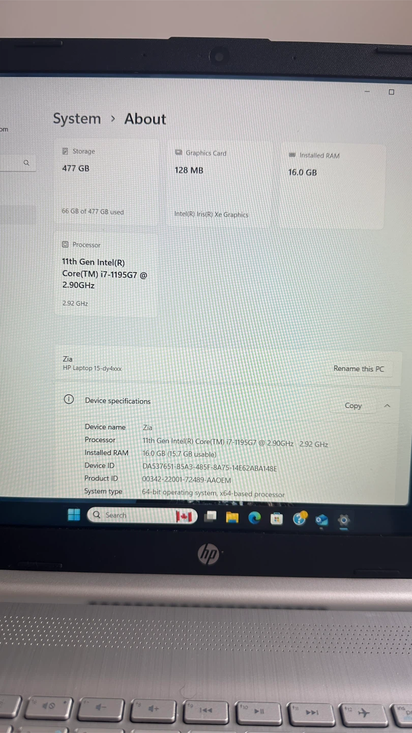 HP Core i7 Laptop – 16GB RAM, Touchscreen, Like New! - photo 5