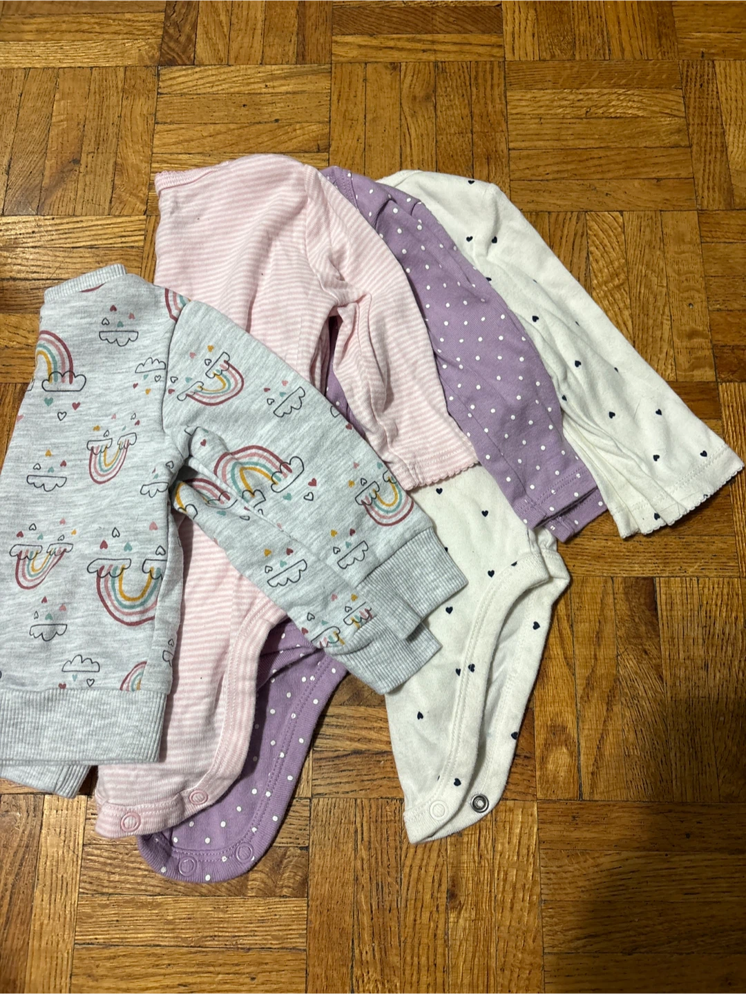Baby Bodysuits Bundle (4-Pack 6-M)