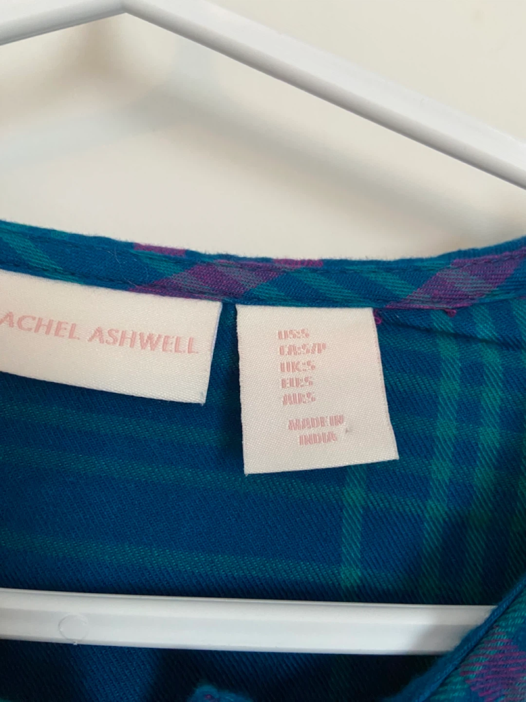 Rachel Ashwell Plaid Pajama Set - photo 2