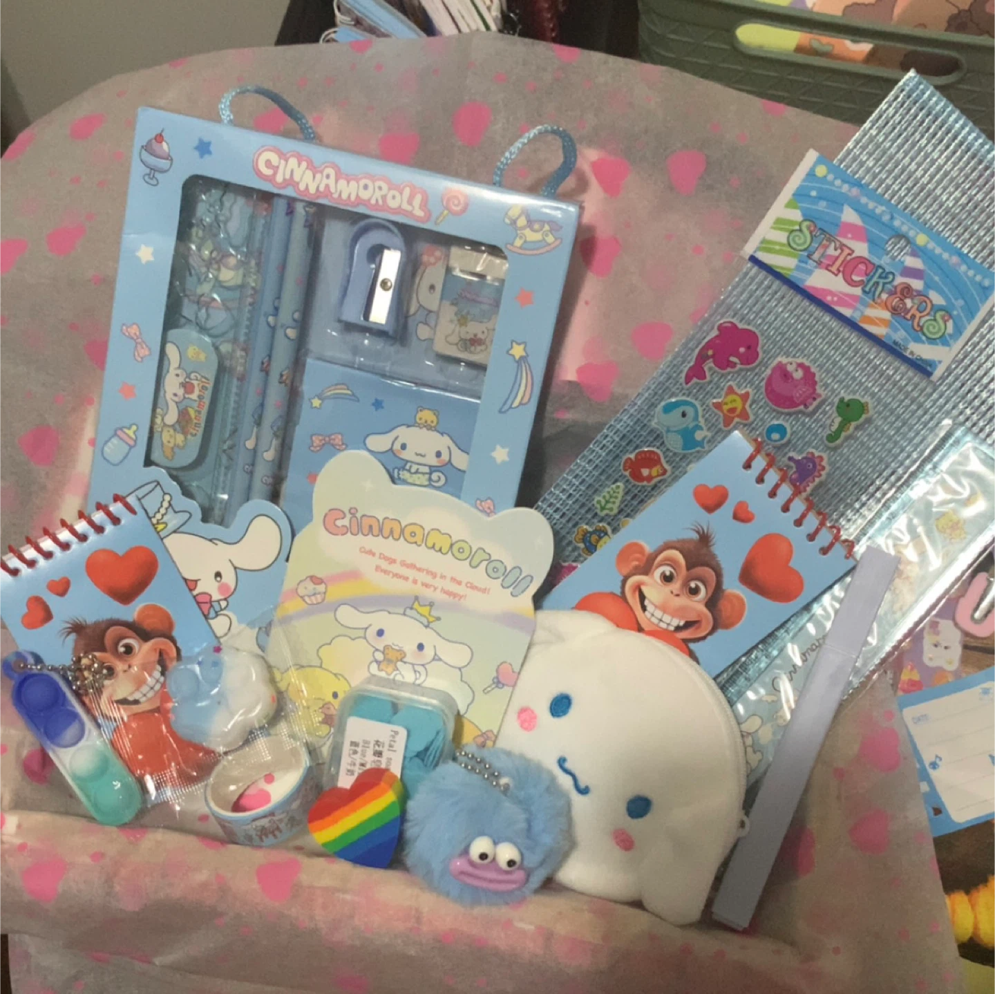 Sanrio Cinnamoroll Stationery and Accessory Set