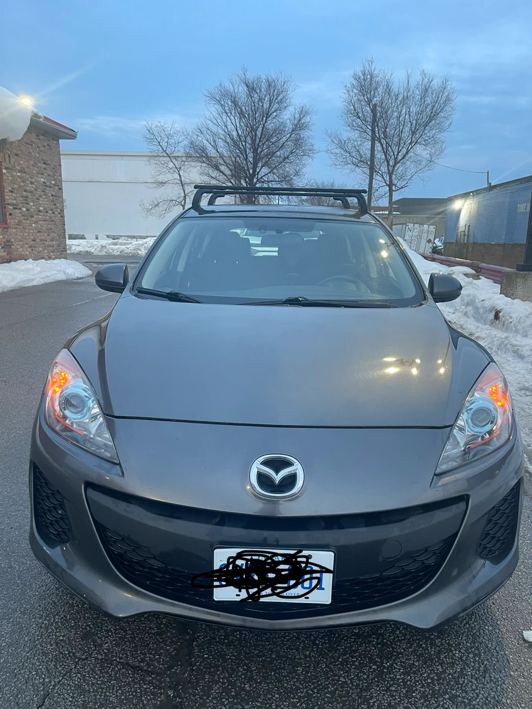 Mazda 3 Hatchback with Roof Rack