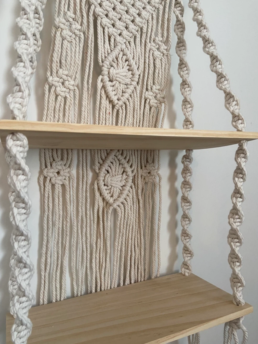 Macrame 2-Tier Hanging Shelf - photo 3