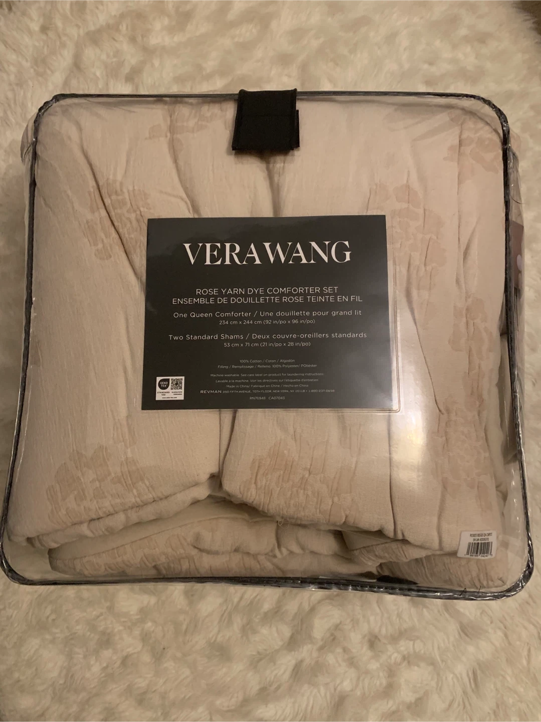 Vera Wang Rose Yarn Dye Queen Comforter Set - photo 3