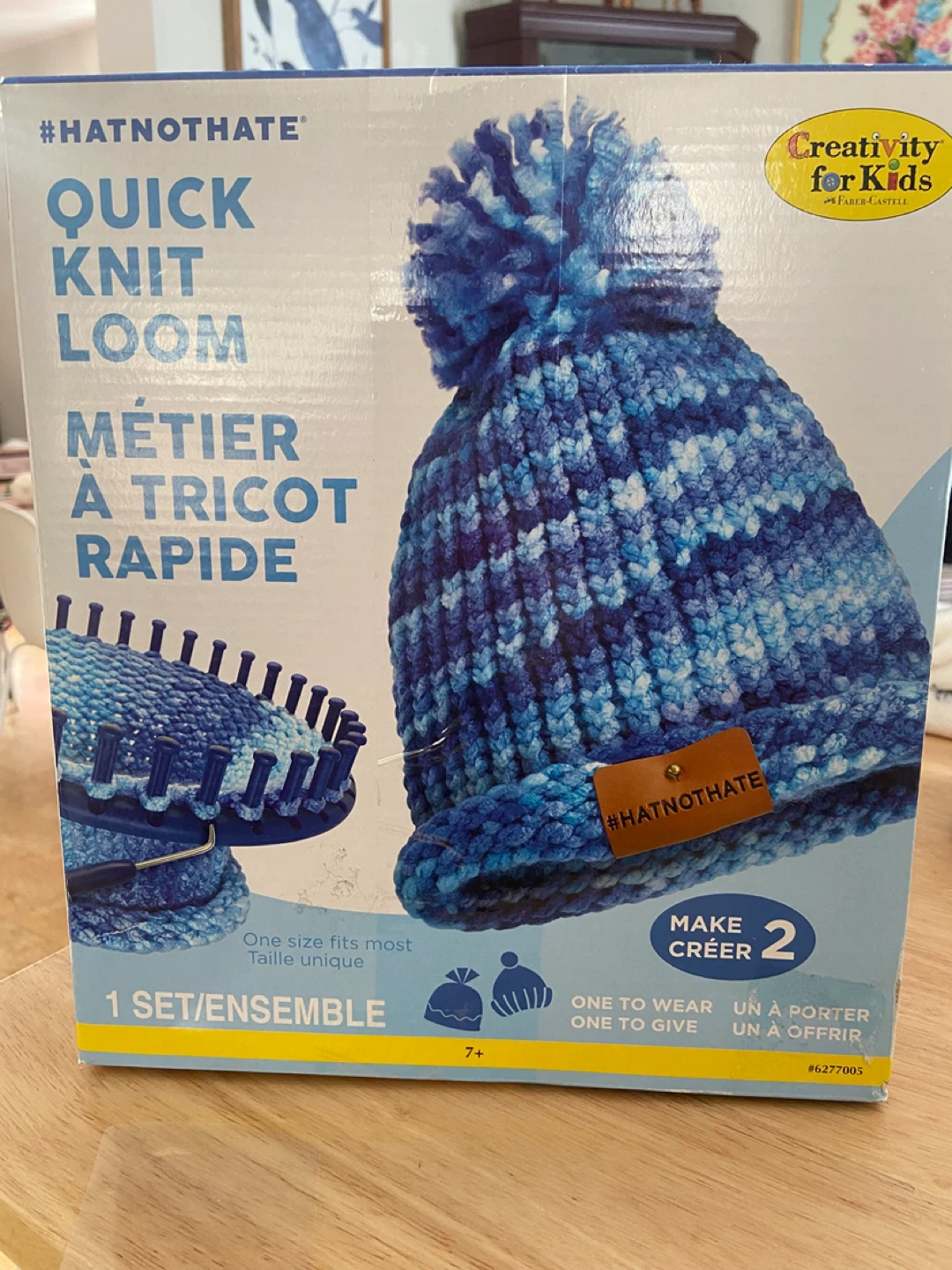 Creativity for Kids #HATNOTHATE Quick Knit Loom Kit