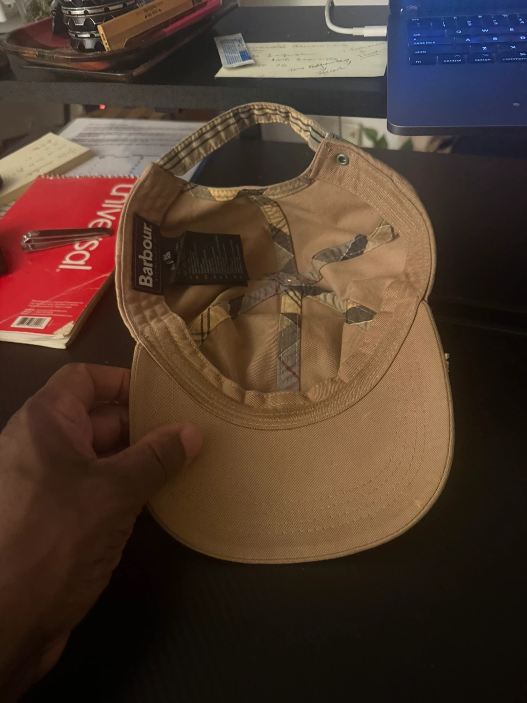 Barbour Baseball Cap Tan - photo 4