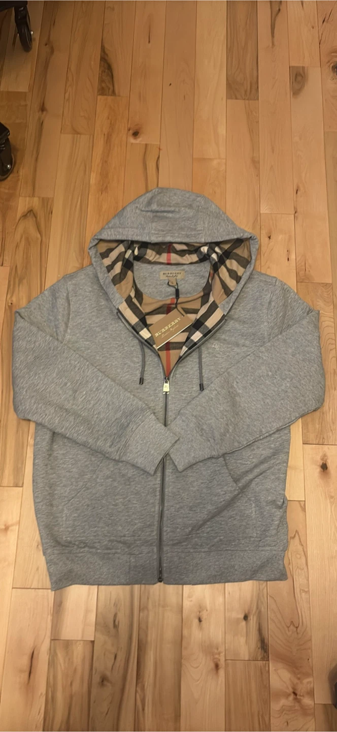 Burberry zip up - Grey