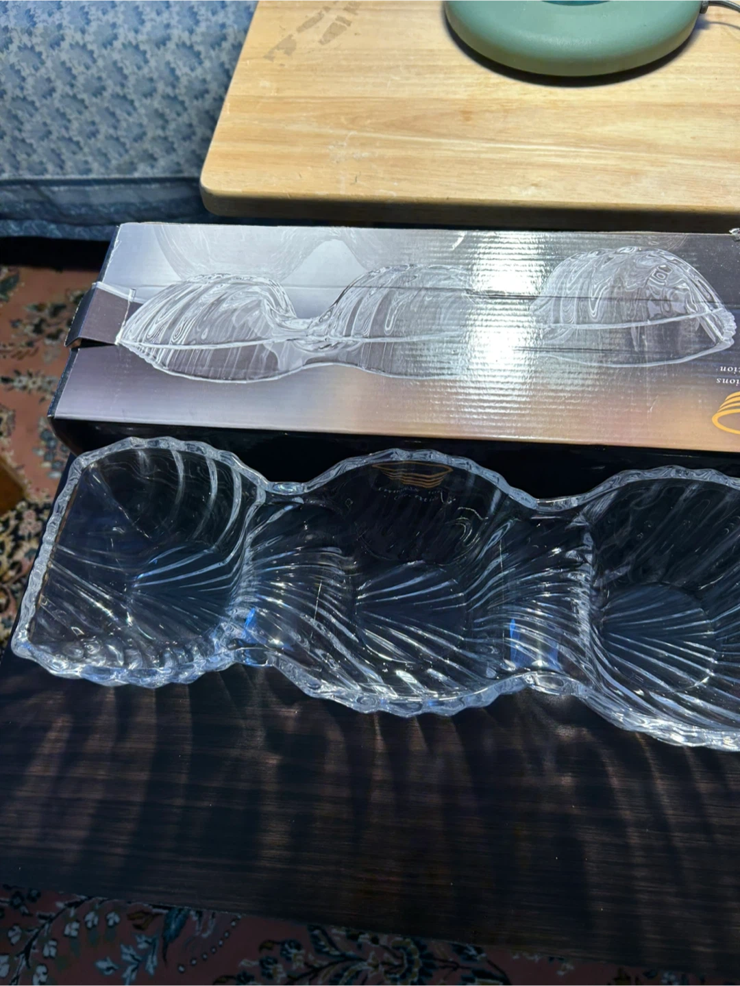 3 set glass bowls - photo 2