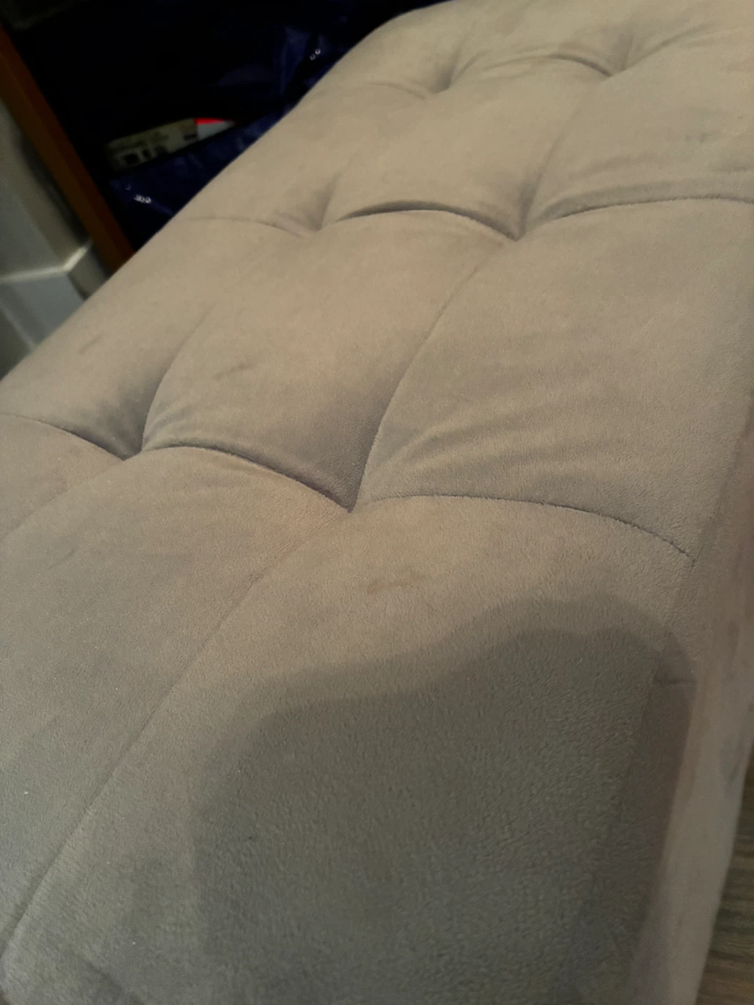 Tufted Storage Ottoman - photo 3