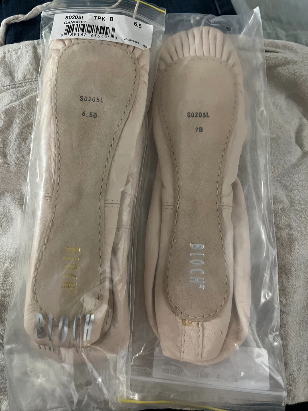 Donating Sunday - New Bloch ballet slippers size 6.5