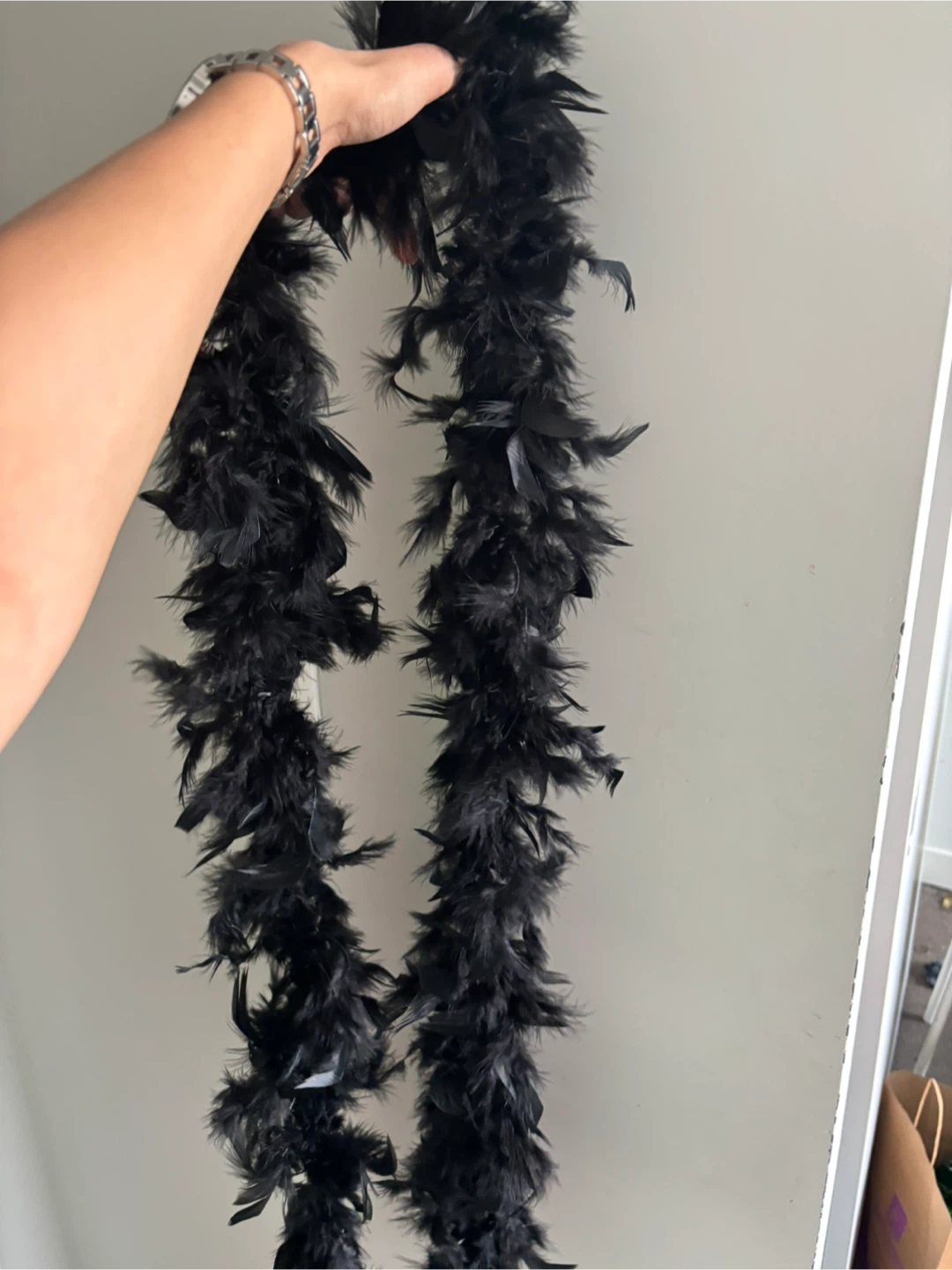 Black Feather Boa
