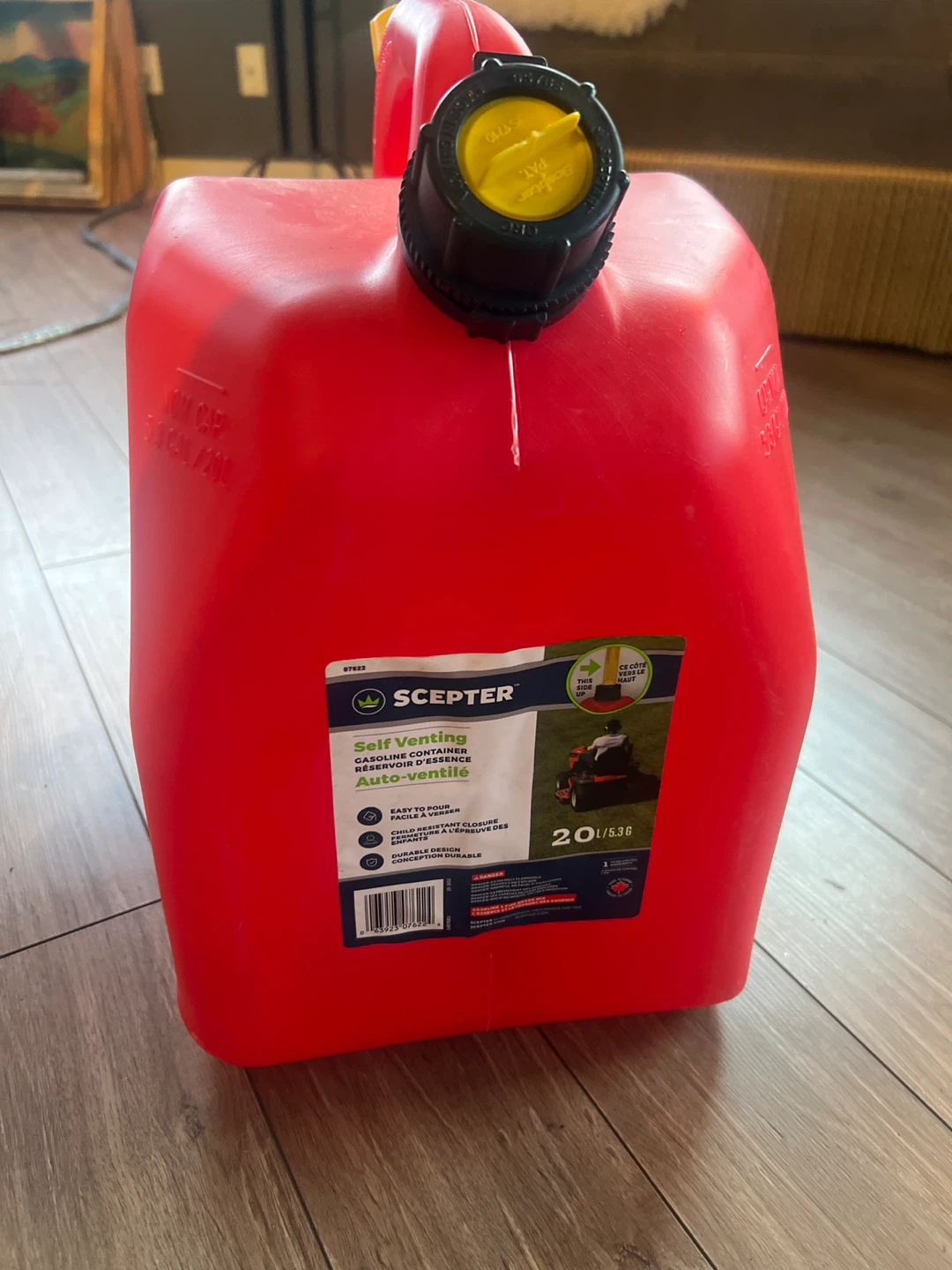 20L Self-Venting Gasoline Container