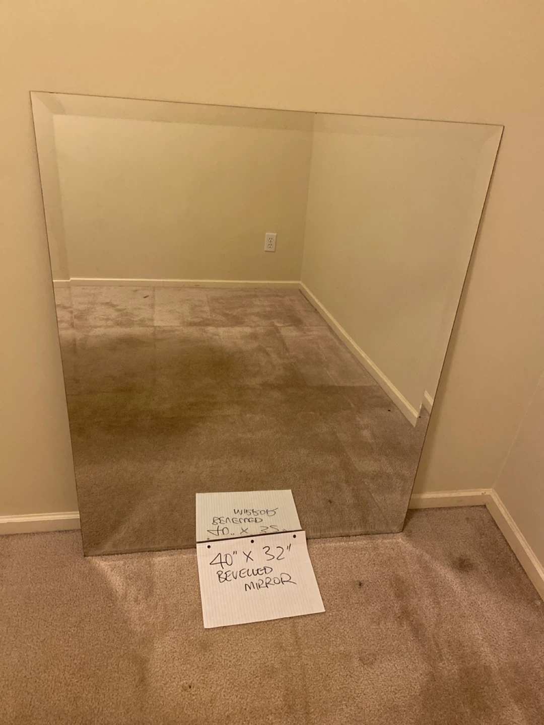 Bevelled Mirror - 40" x 32"