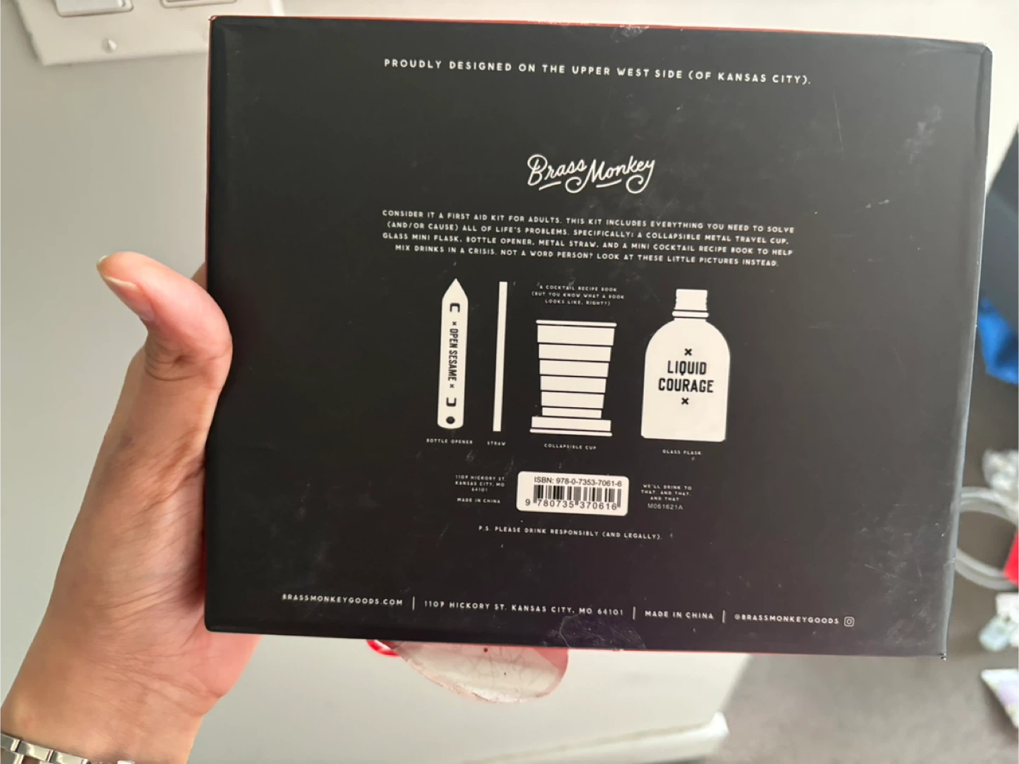Brass Monkey “In The Event Of Sobriety" Emergency Cocktail Kit - photo 3