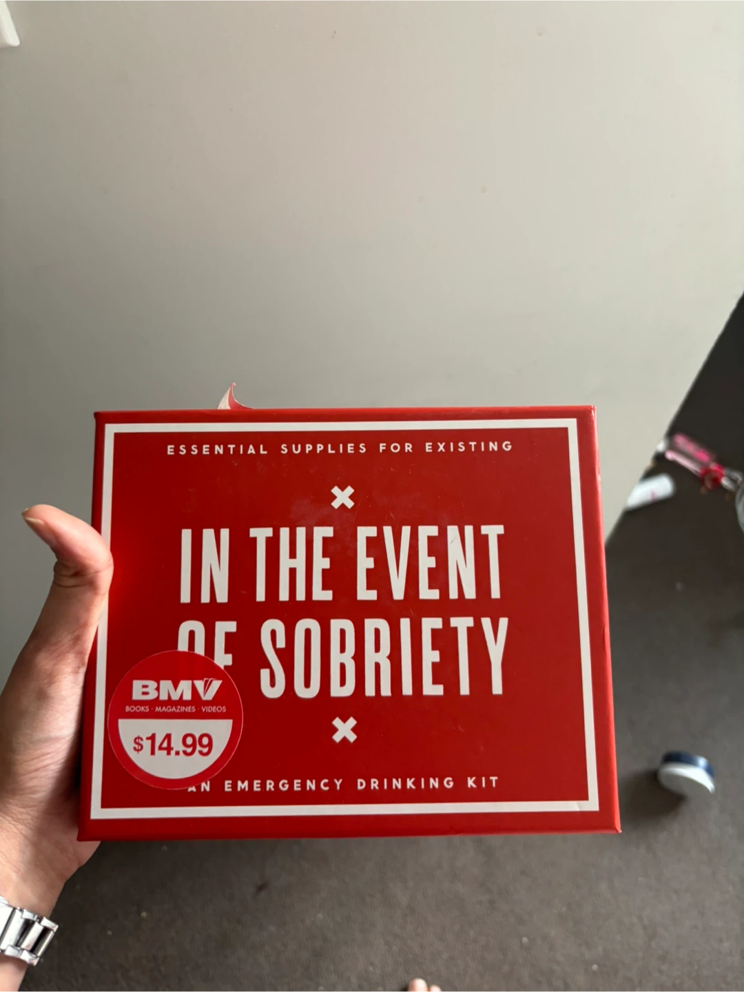 Brass Monkey “In The Event Of Sobriety" Emergency Cocktail Kit
