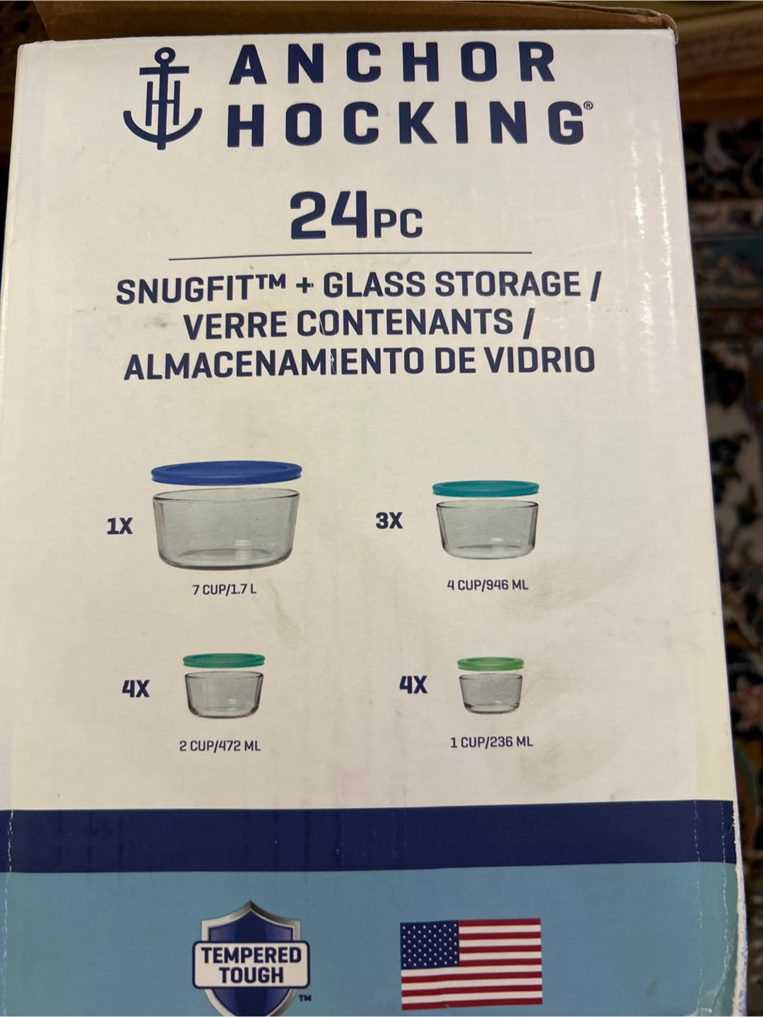 24 pc Glass Storage Containers - photo 2