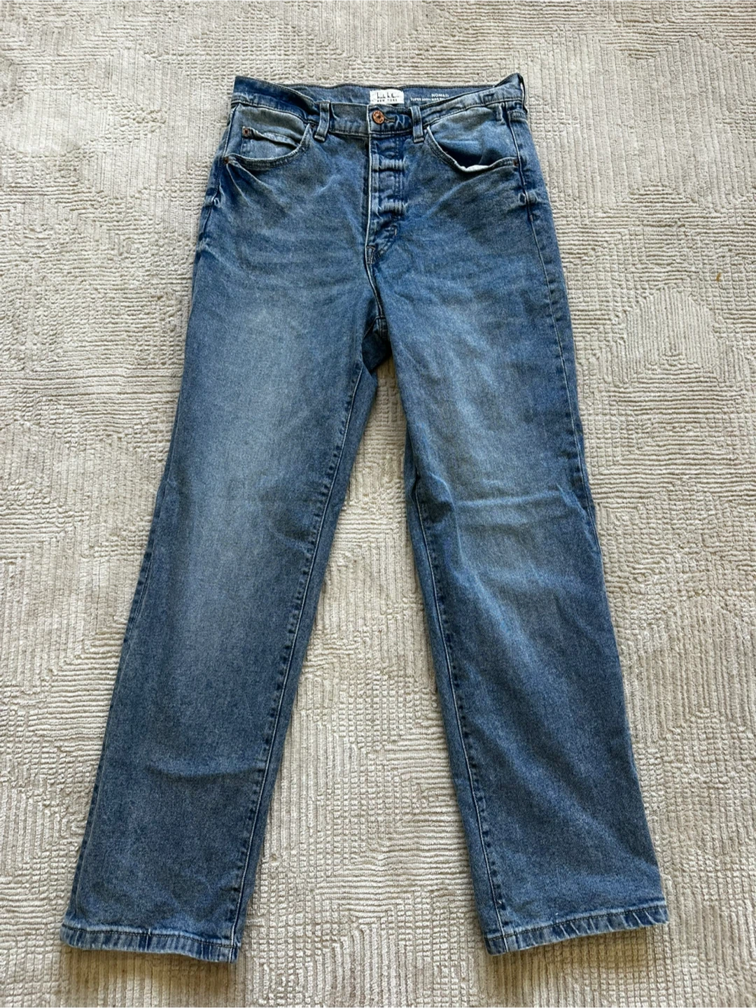 Nicole Miller Relaxed Straight Jeans Size 8