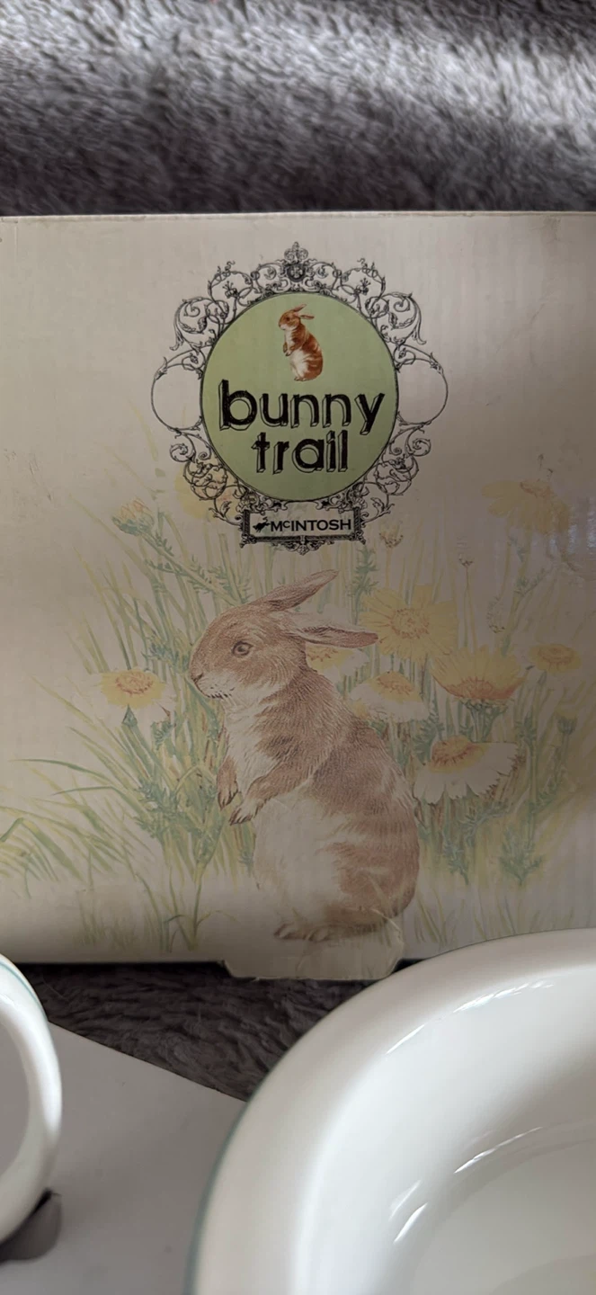 McIntosh Bunny Trail Children's Bowl and Cup Set - photo 4