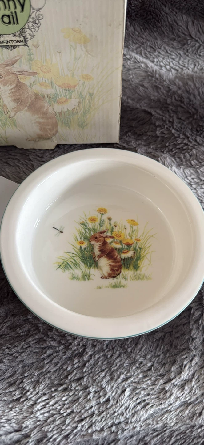 McIntosh Bunny Trail Children's Bowl and Cup Set - photo 3