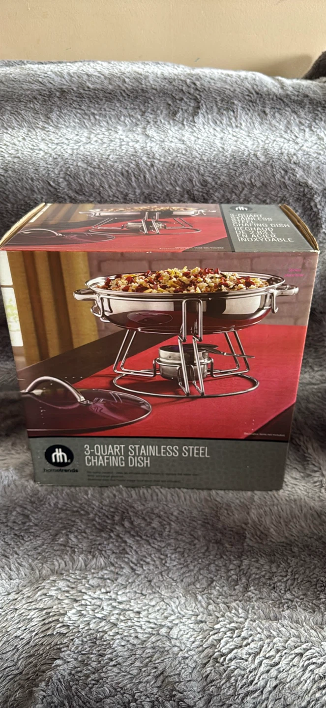Hometrends 3-Quart Stainless Steel Chafing Dish