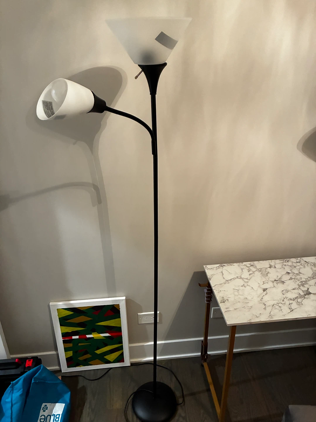2 Black Floor Lamps - photo 2