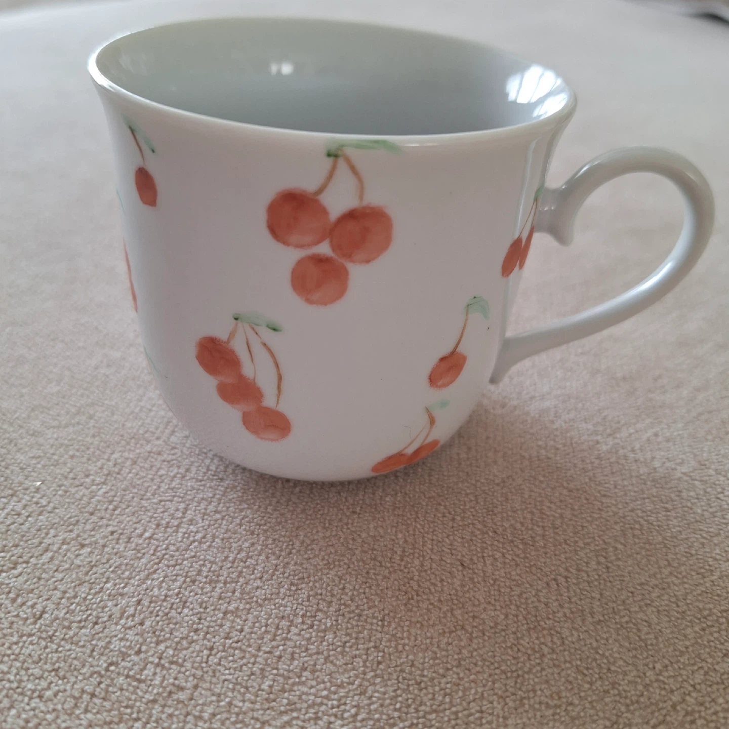 Cherry Pattern Teacup and Saucer Set - photo 3