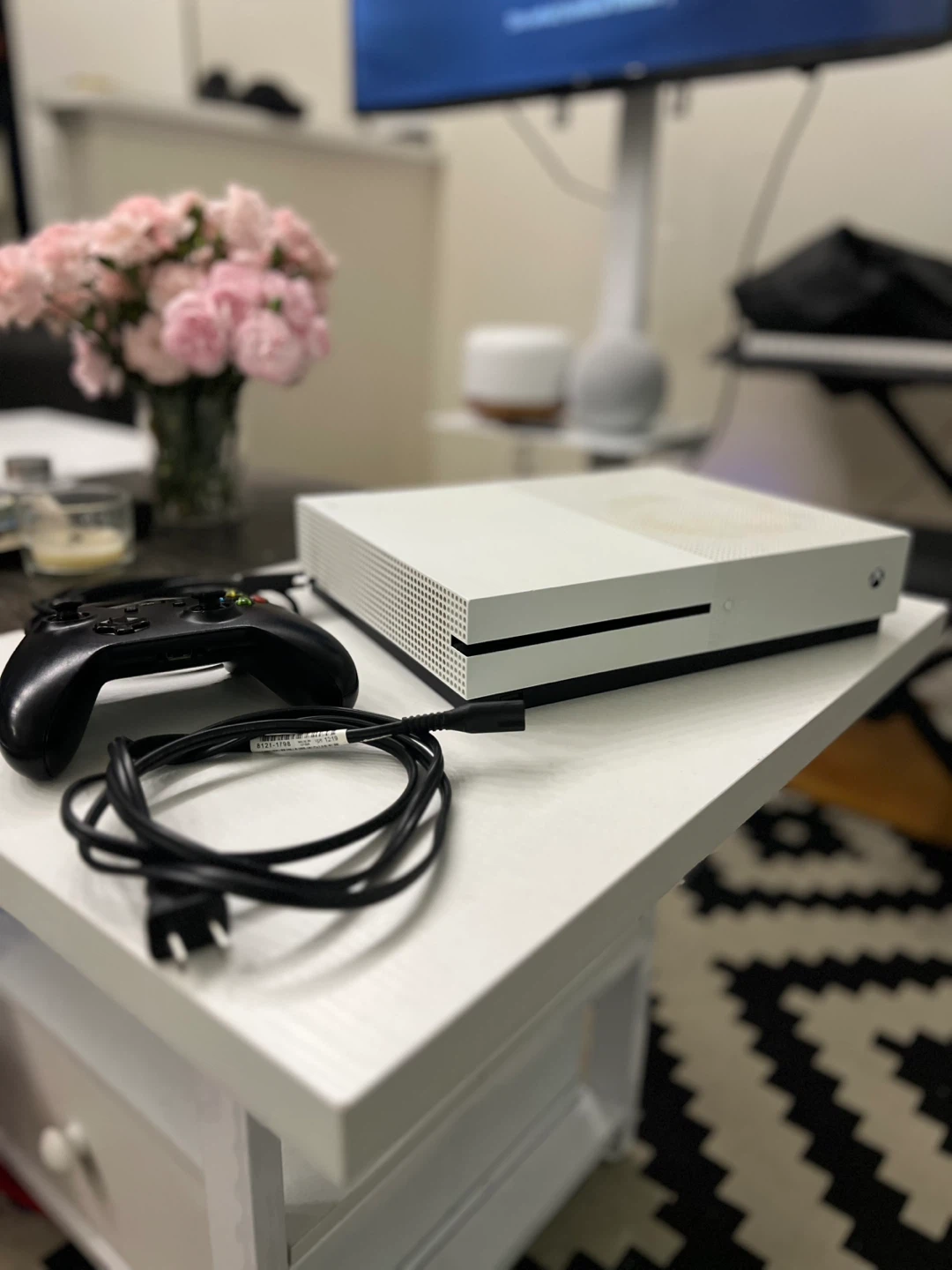 Xbox One S Console with Controller and Cables