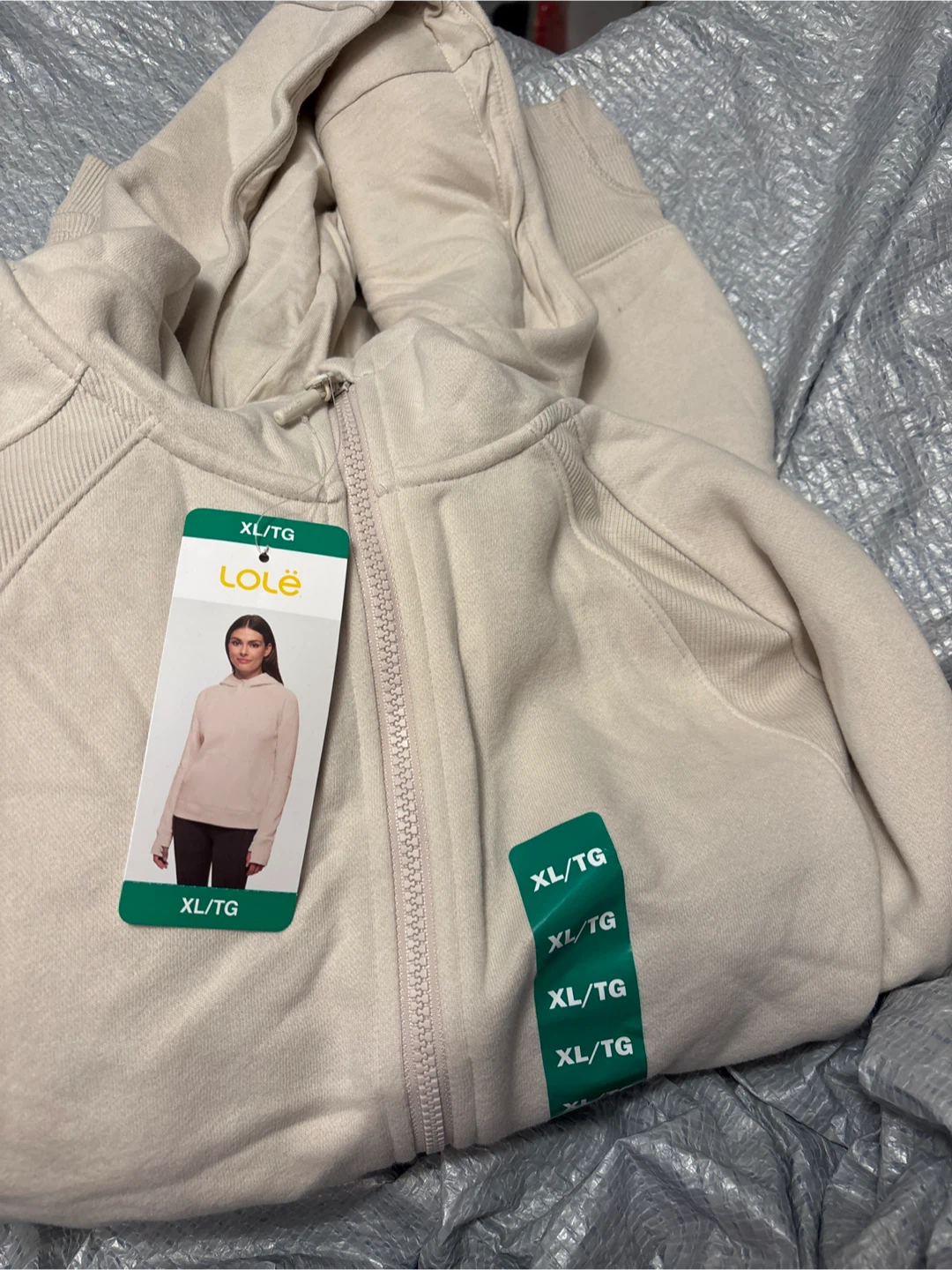 Ladies Lole Half Zip Pullover Hoodie XL/TG