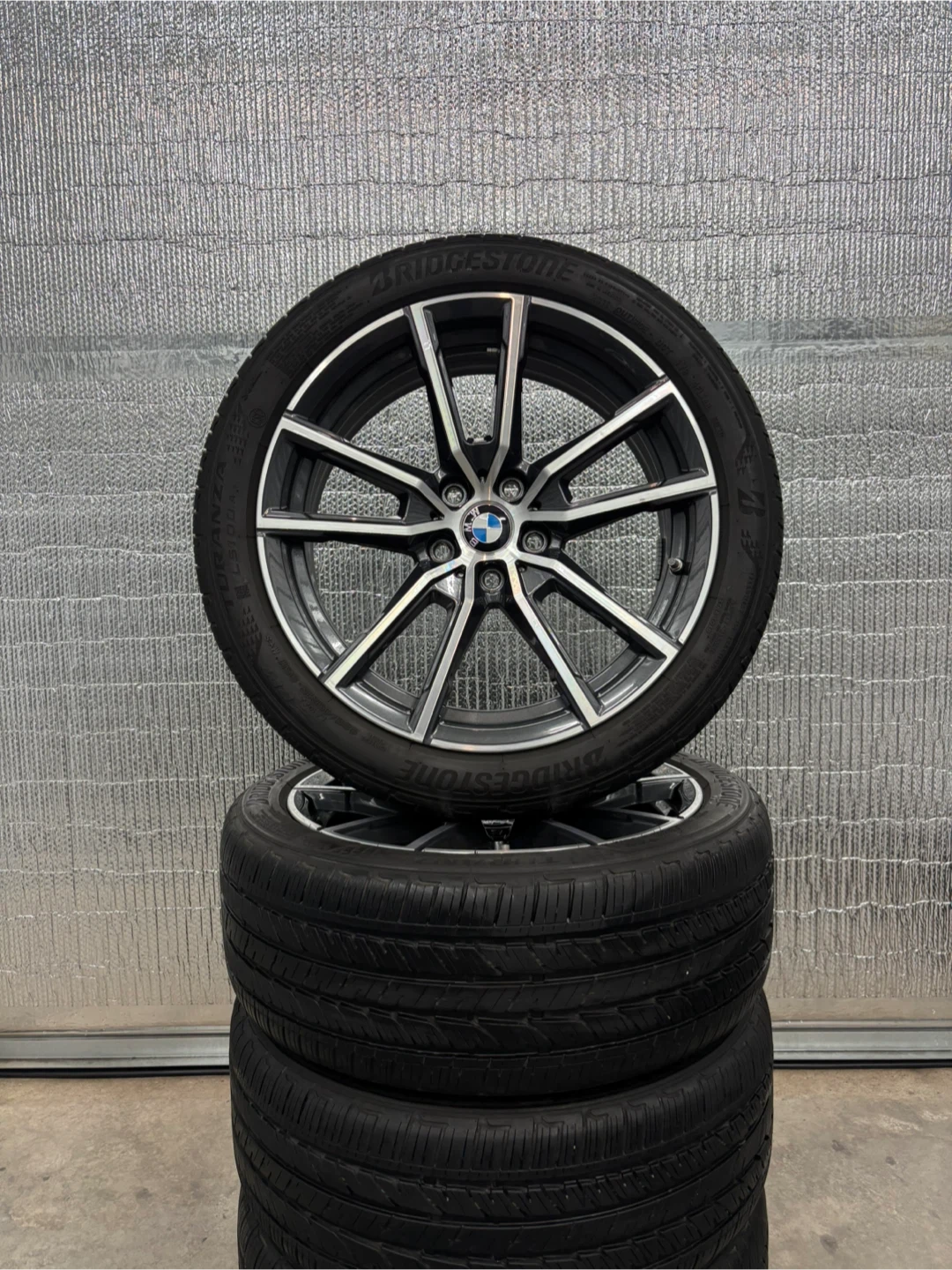 Oem BMW rim and tire package - 18 inch 5x112