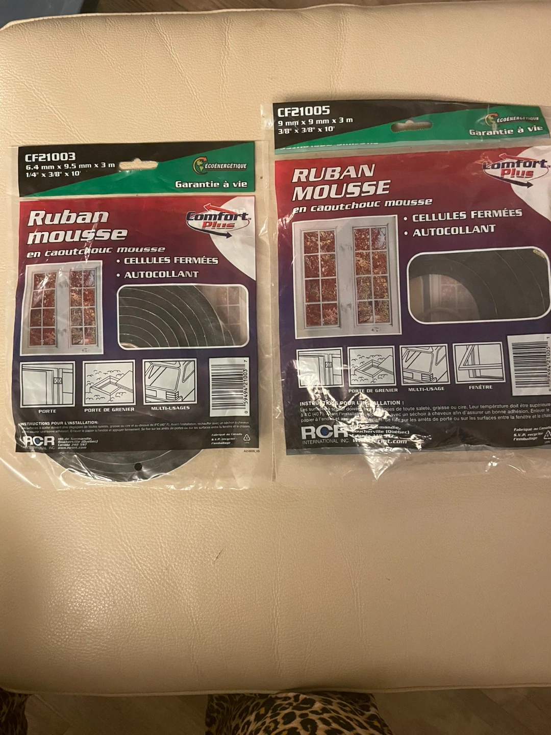 Comfort Plus Foam Weather Stripping Tape - 2 Rolls - photo 2