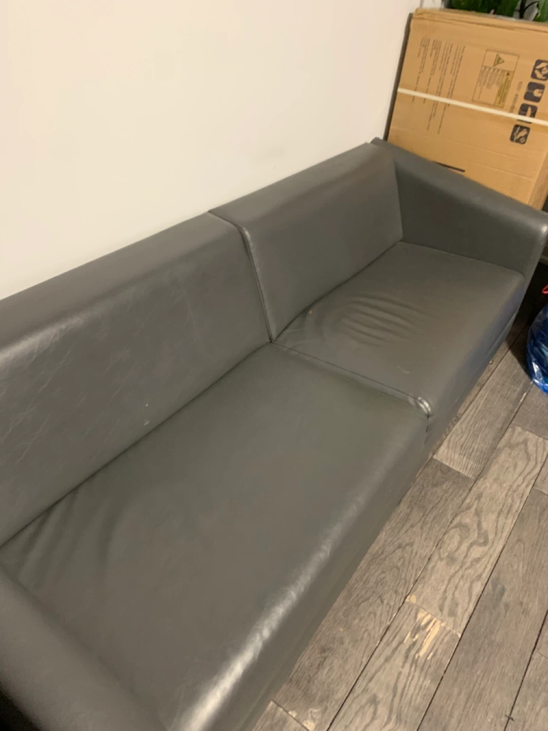 Vintage Dark Grey Sofa - photo 4