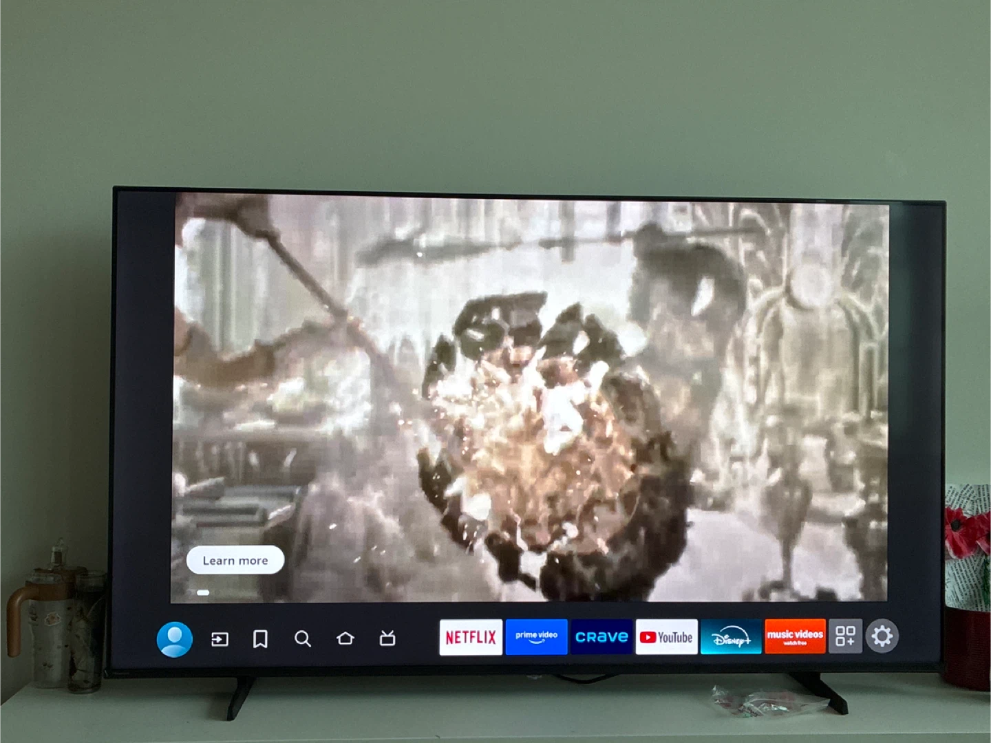 Smart TV with Streaming Apps. Hisense