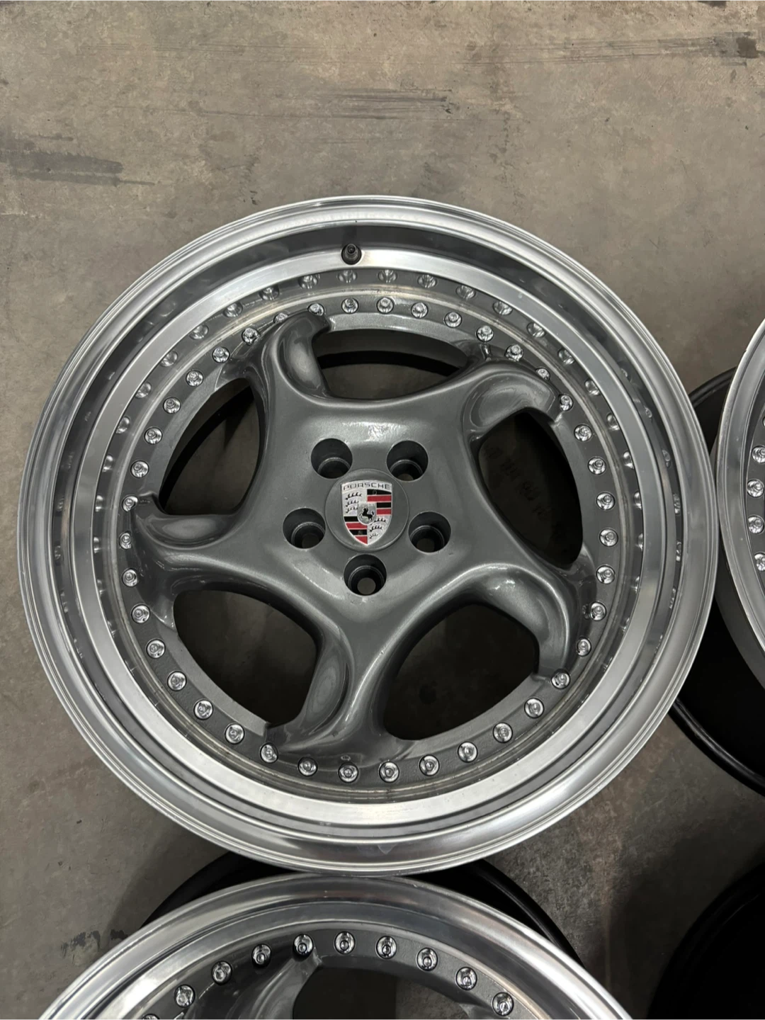 Replica Porsche style wheels staggered - 18 inch 5x100 - photo 2