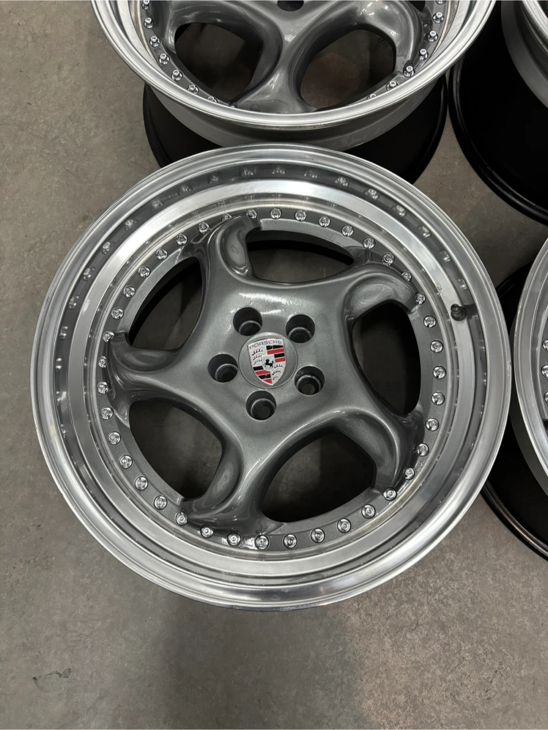 Replica Porsche style wheels staggered - 18 inch 5x100 - photo 5