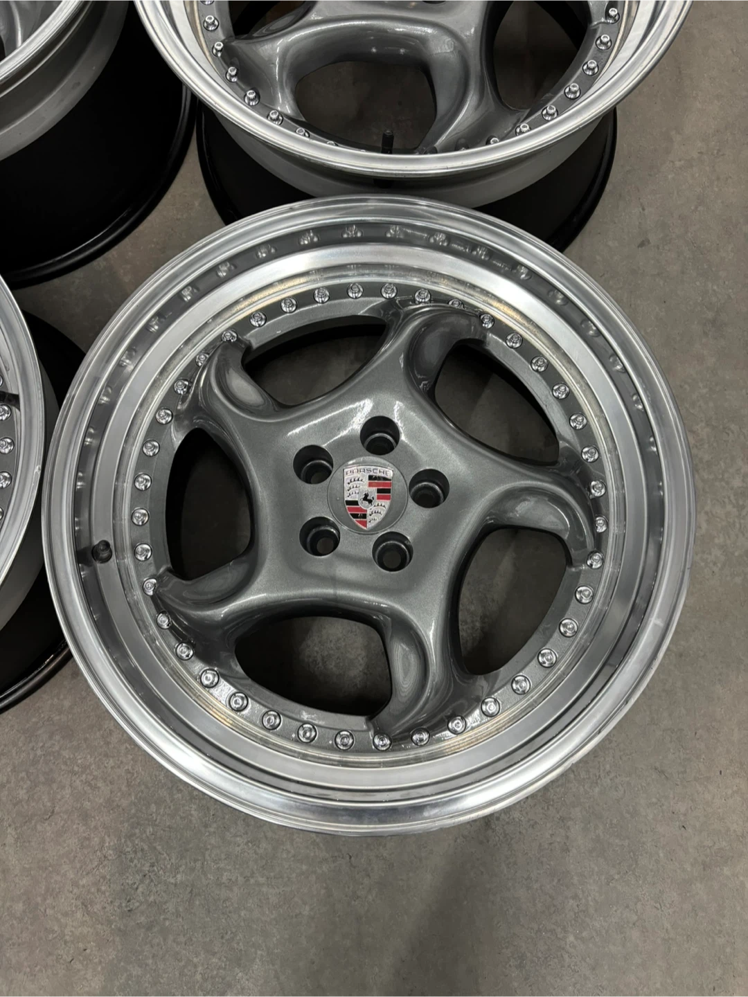 Replica Porsche style wheels staggered - 18 inch 5x100 - photo 4