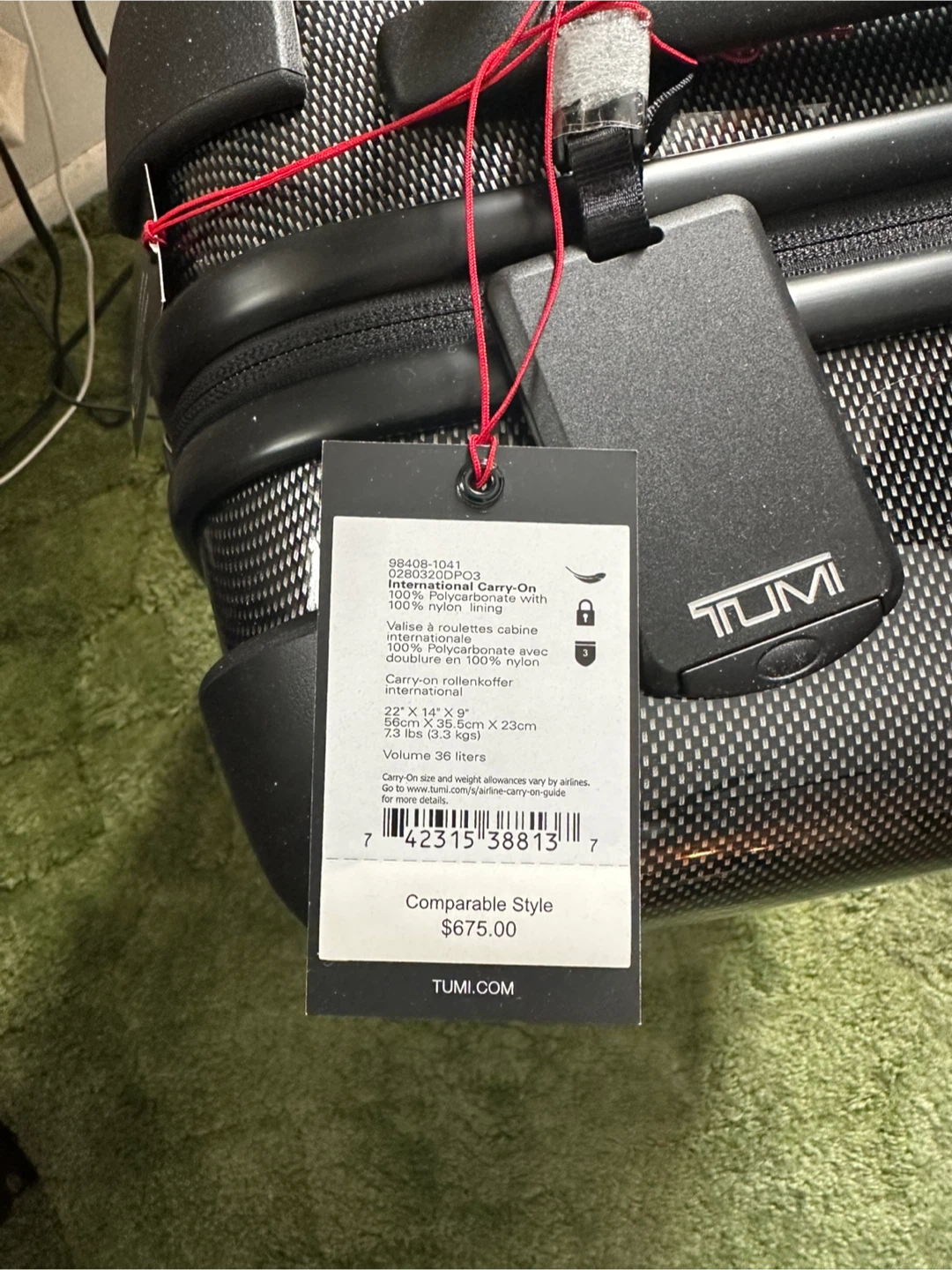Tumi International Carry-On Luggage