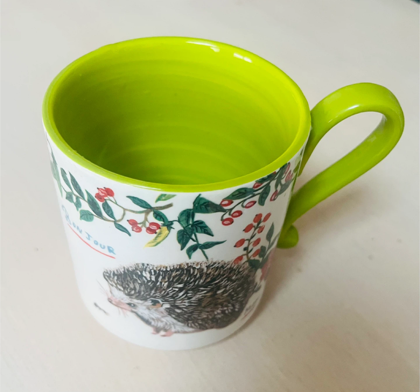 Nathalie Lété Anthropologie Hedgehog Mug