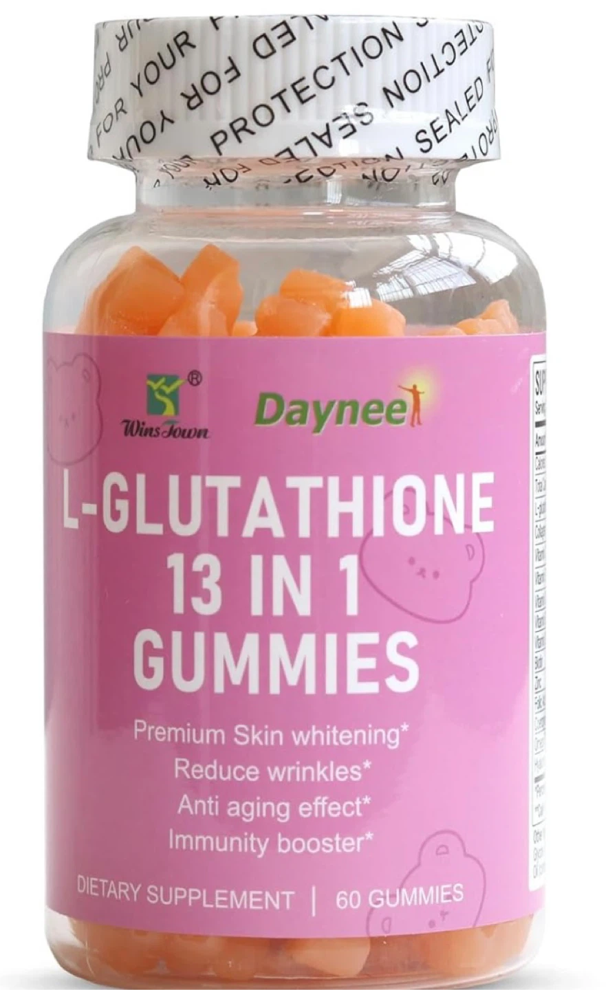 Daynee L-Glutathione 13 in 1 Gummies - 60 Count