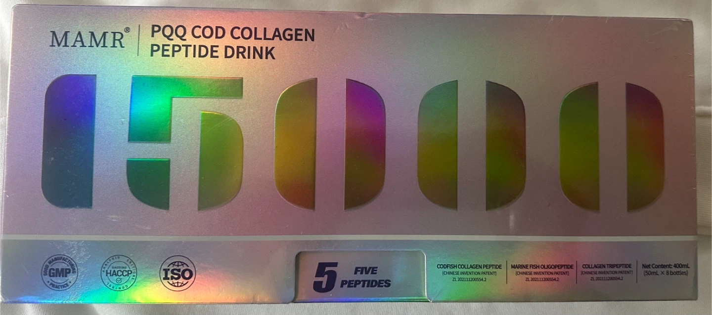 MAMR PQQ Cod Collagen Peptide Drink 400mL (8 bottles)