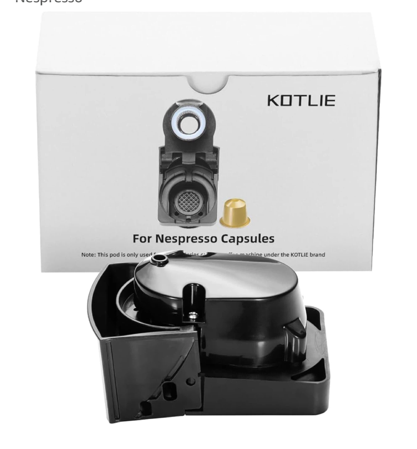KOTLIE Coffee Pod Holder for Nespresso Capsules