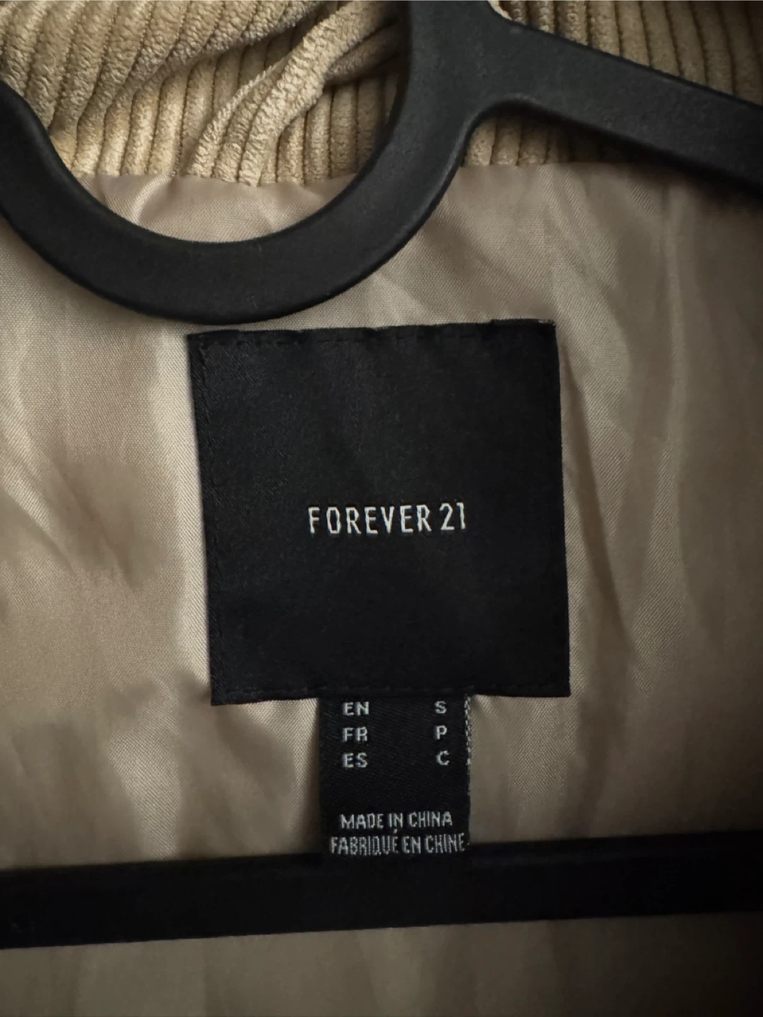 Forever 21 Corduroy Puffer Jacket - photo 2